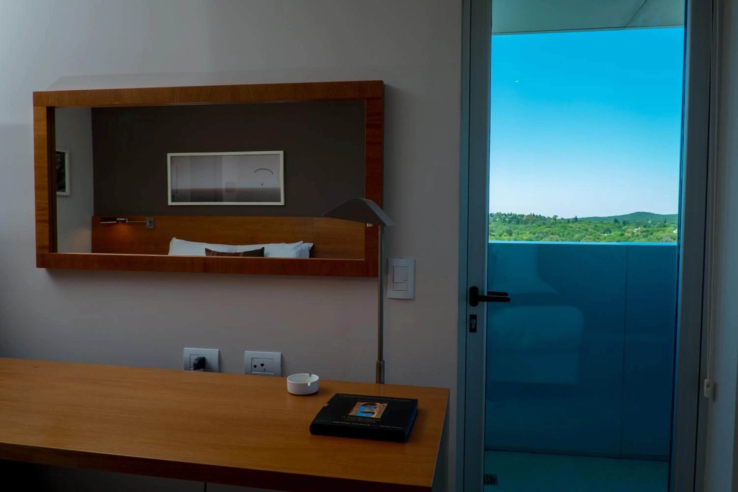 Balcony/Terrace in Orfeo Suites Hotel Sierras Chicas