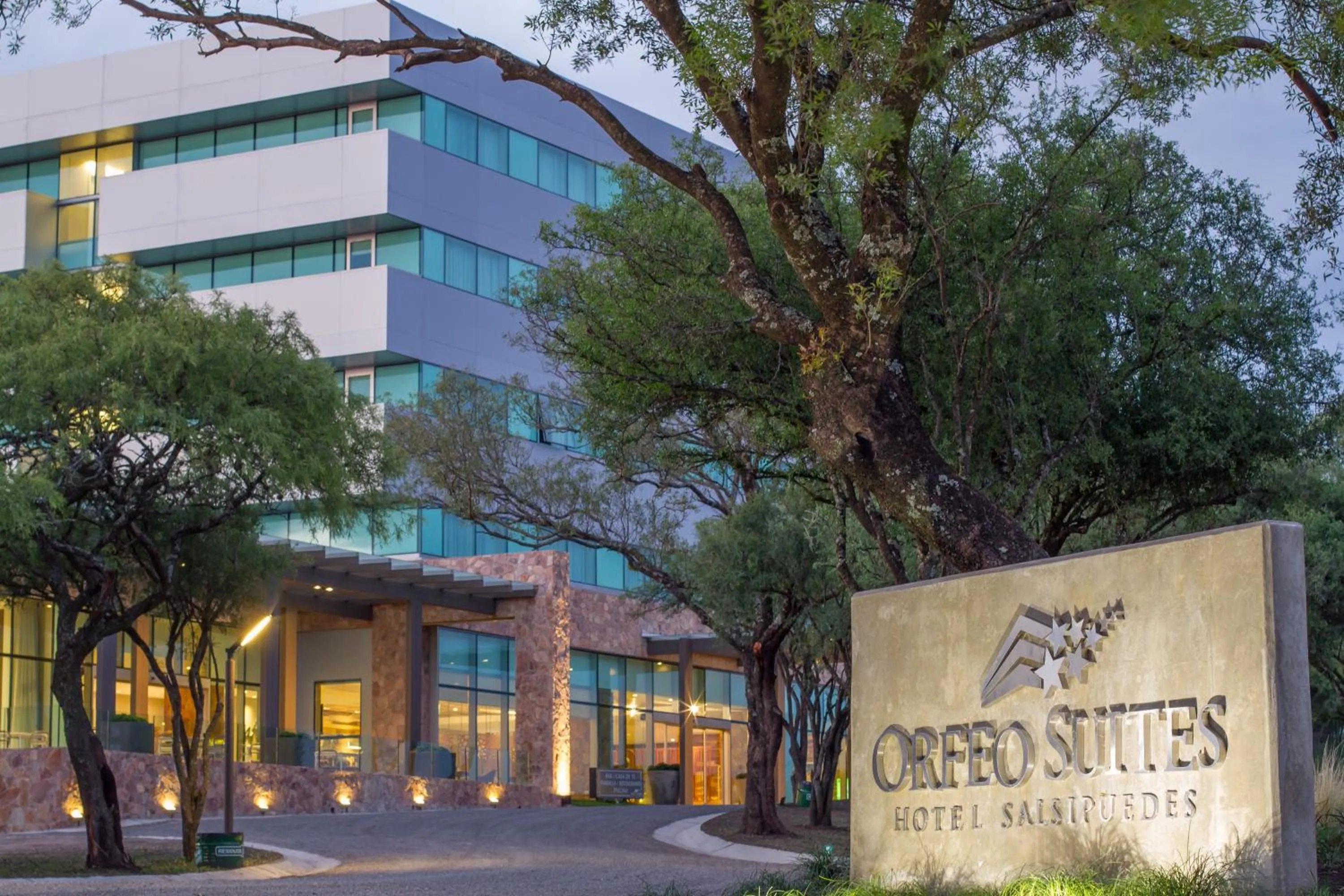 Property building in Orfeo Suites Hotel Sierras Chicas