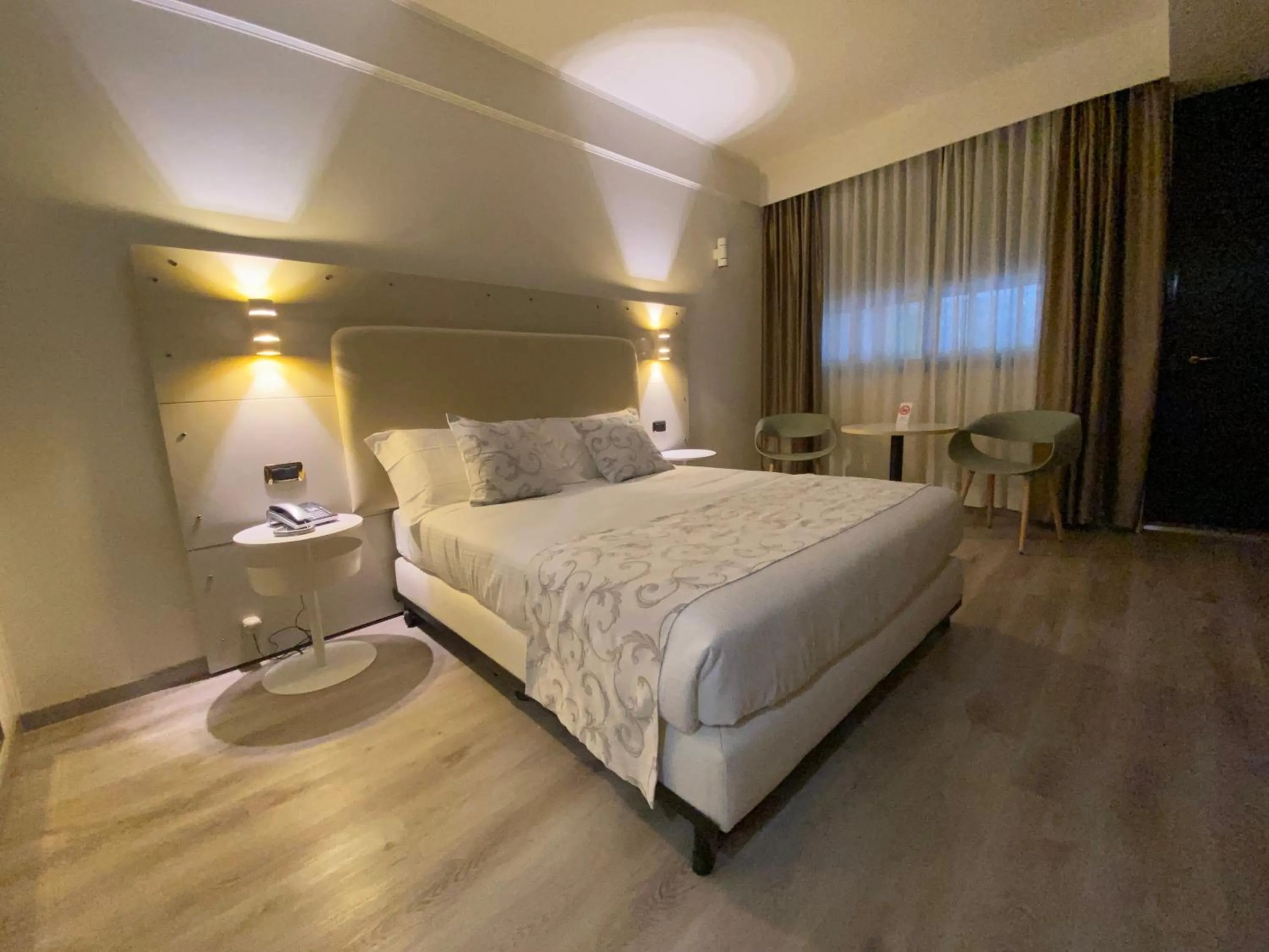 Bed in Hotel Motel Visconteo