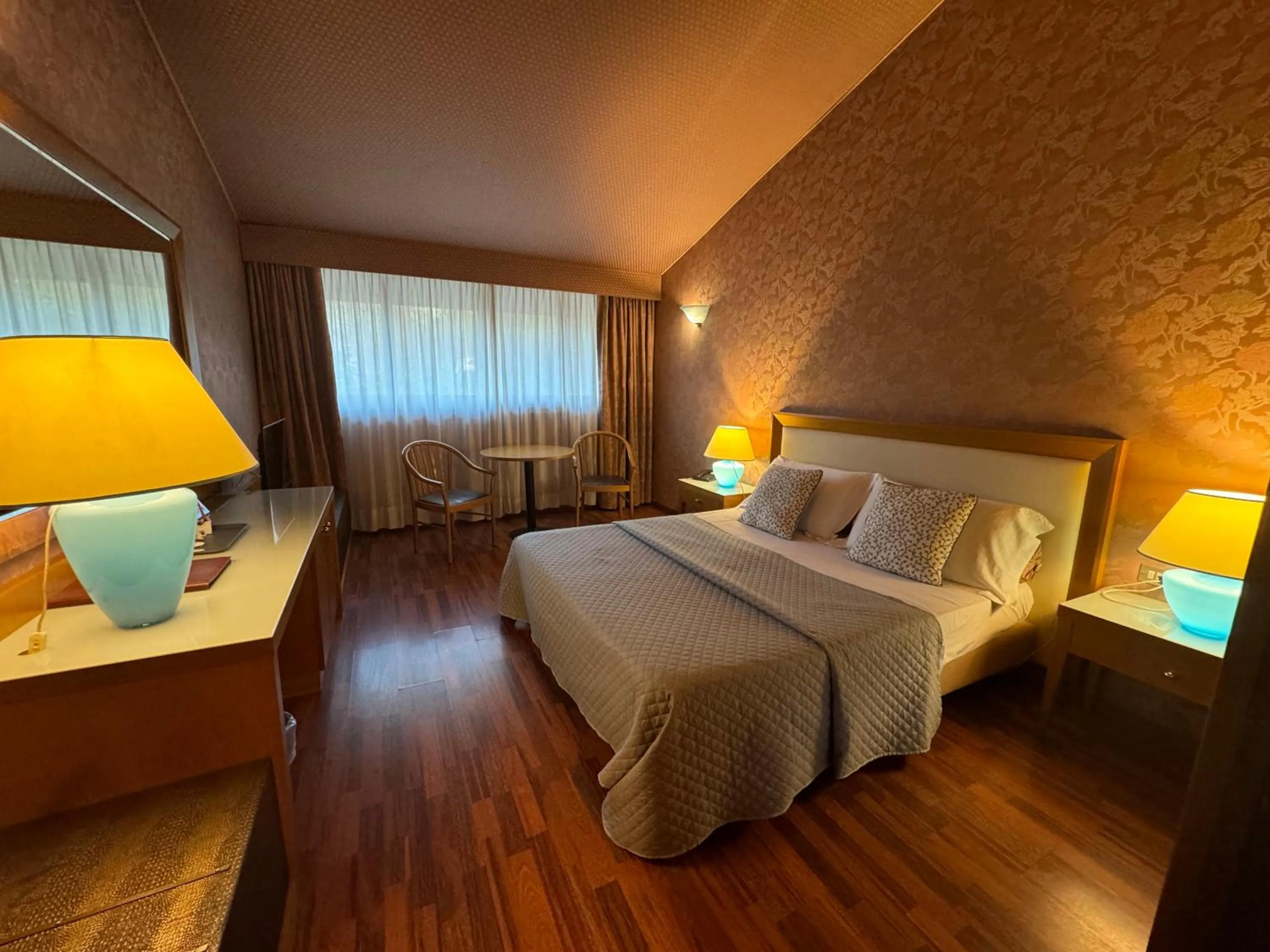 Bed in Hotel Motel Visconteo