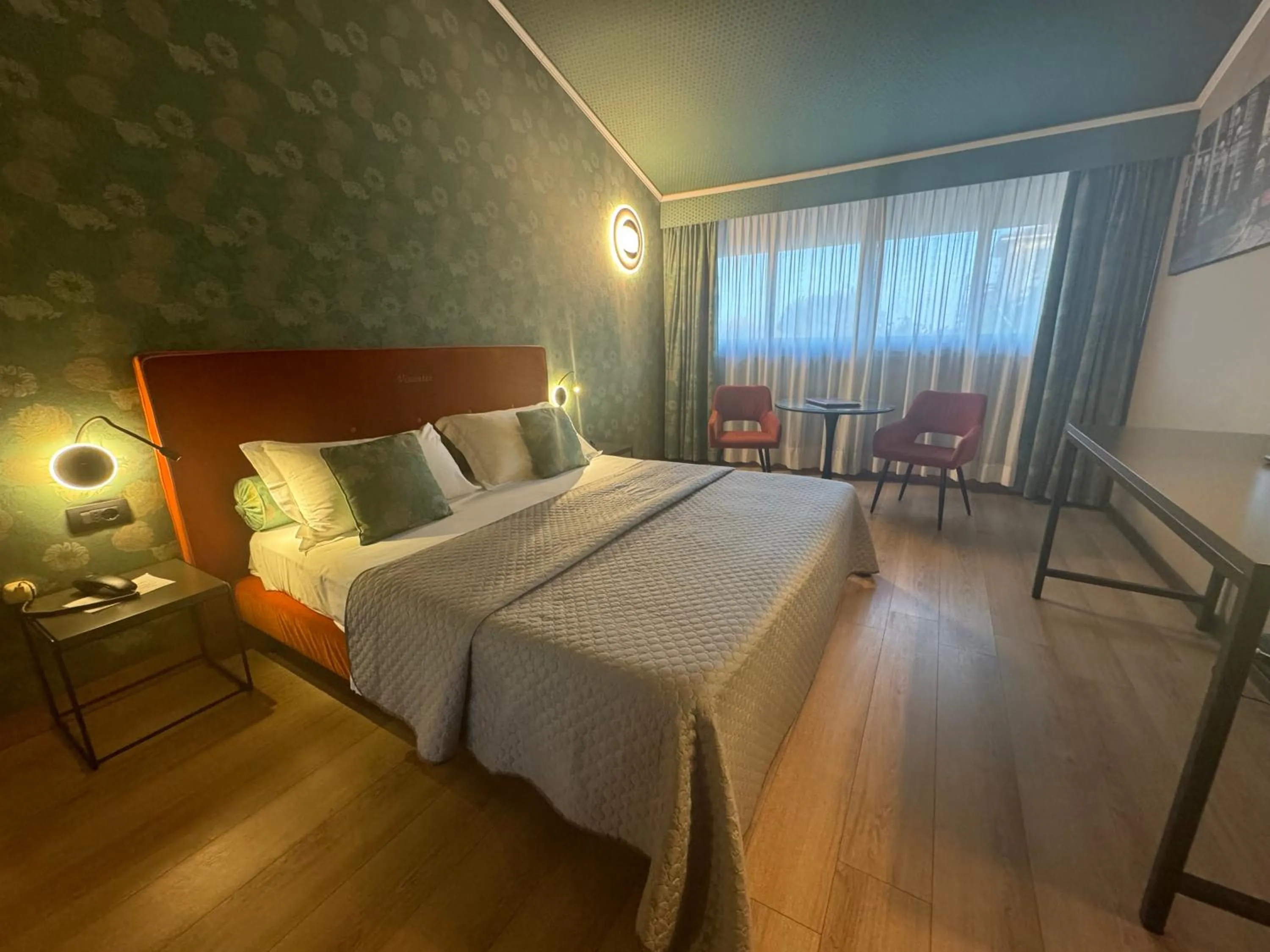 Bed in Hotel Motel Visconteo