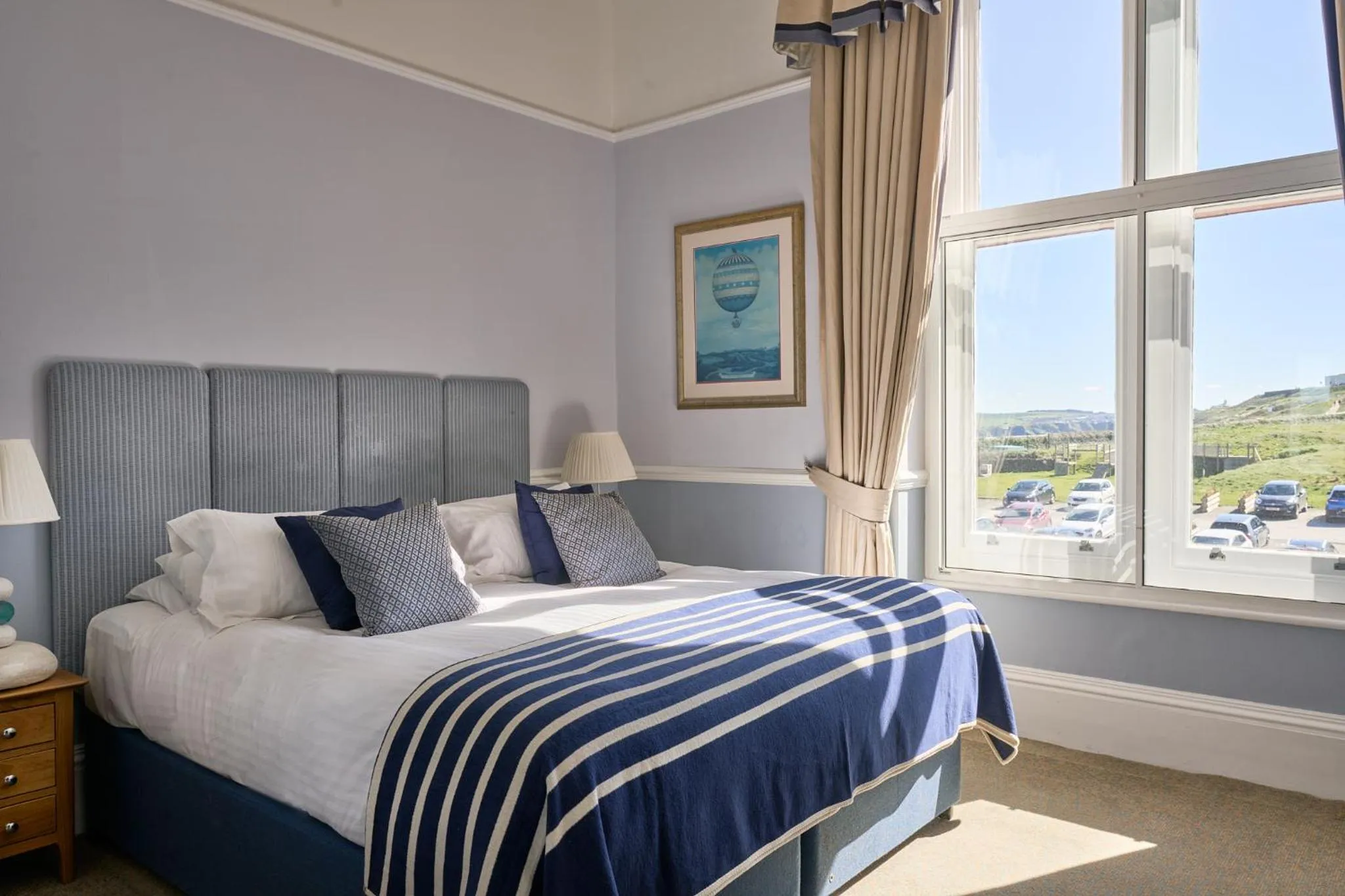 Bedroom, Bed in The Headland Hotel and Spa