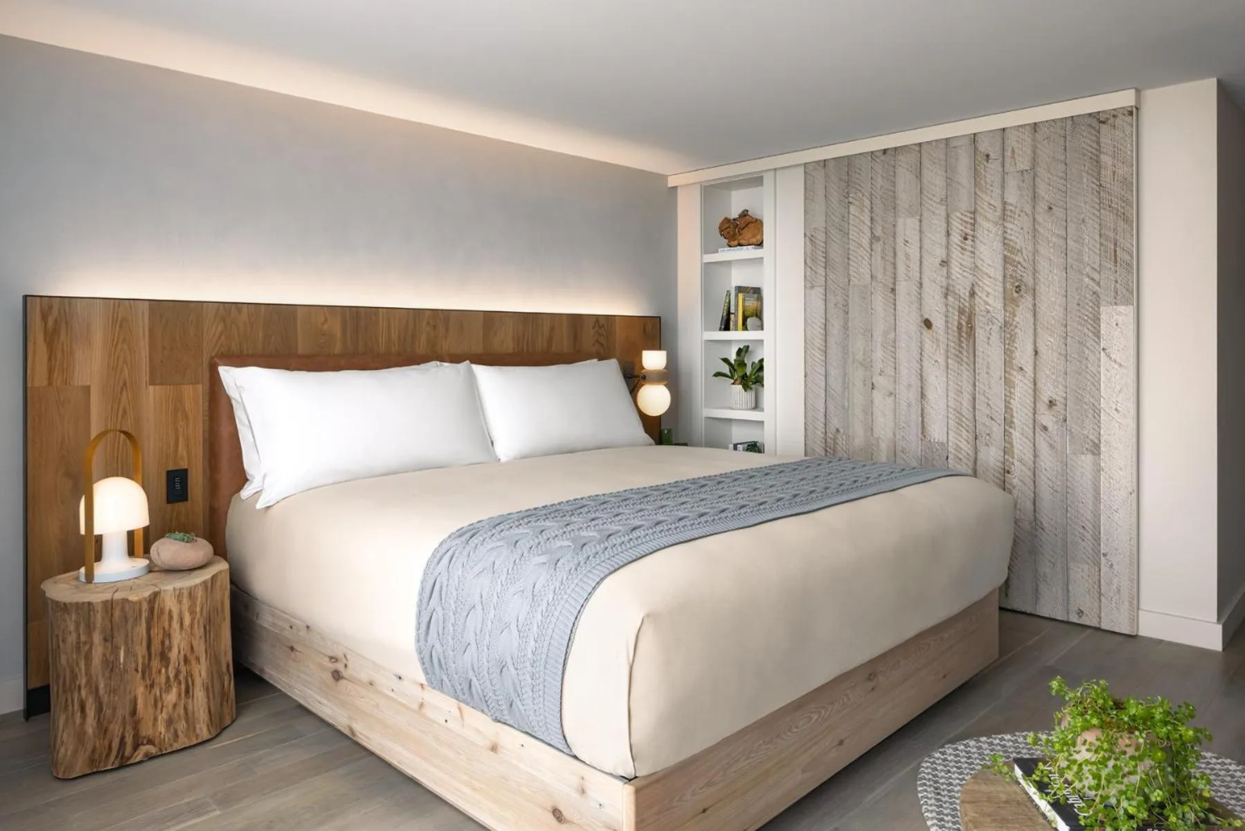 Bed in 1 Hotel Toronto