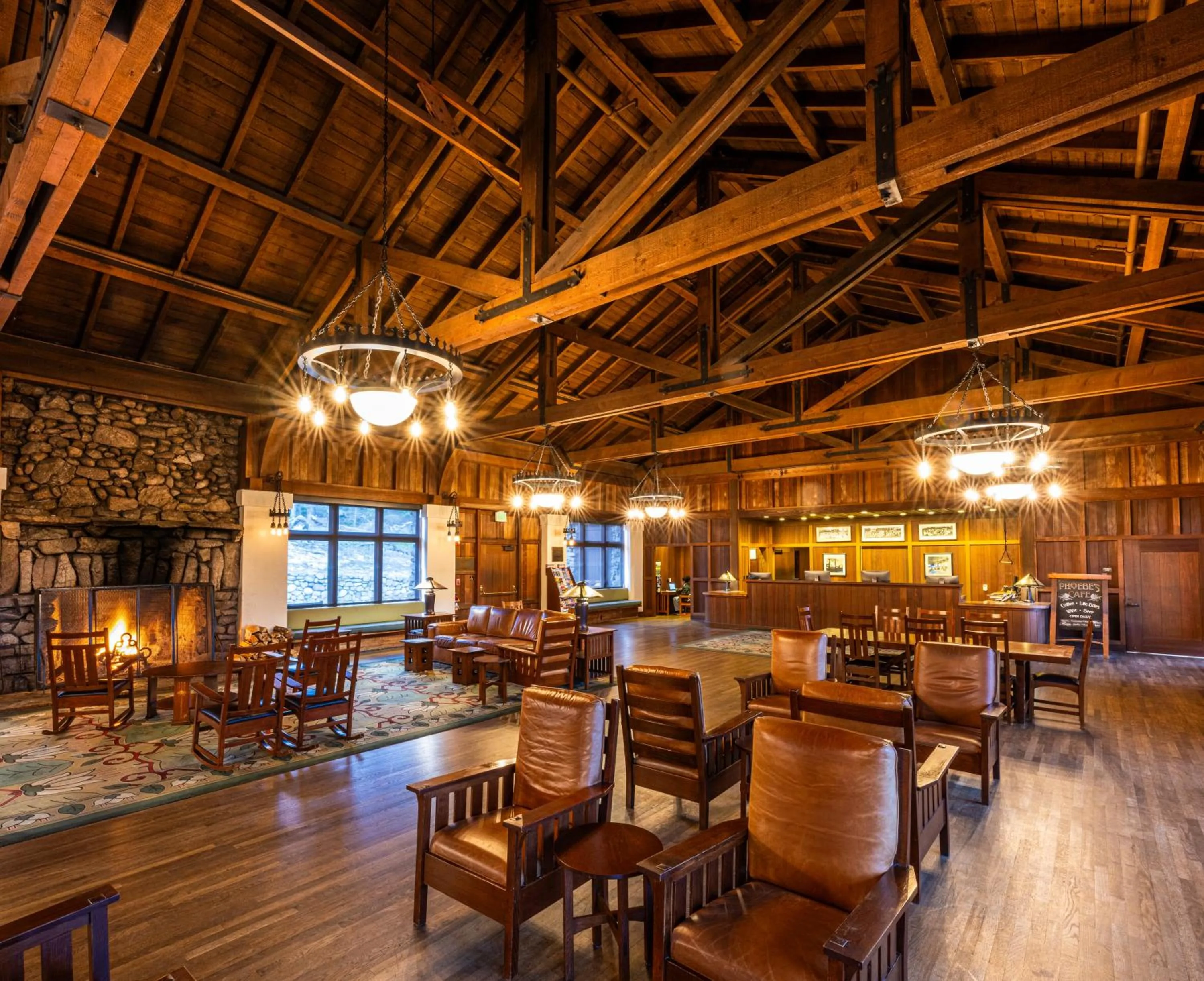 Lobby or reception in Asilomar Conference Grounds