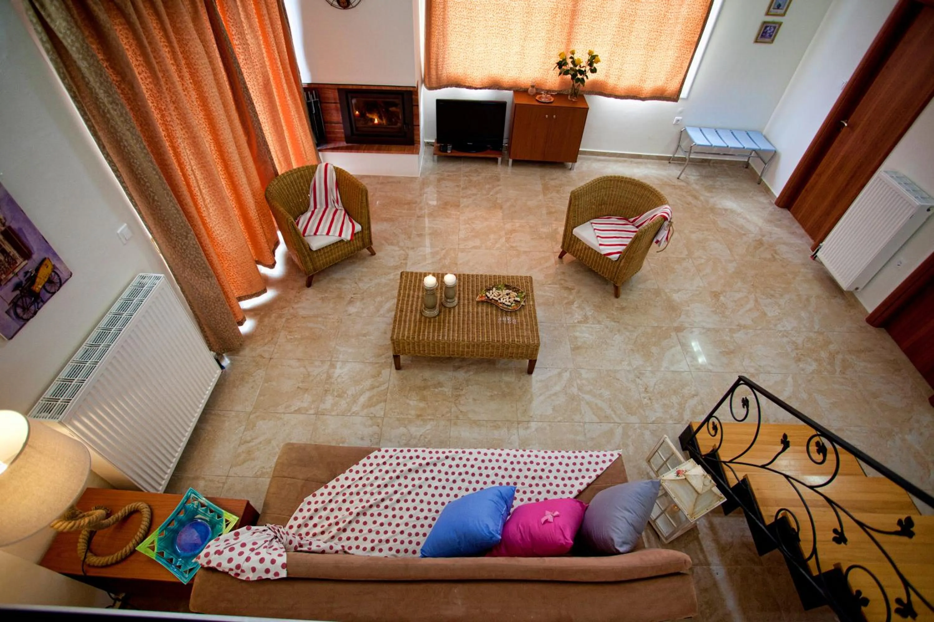 Living room, Bed in Villa Frati Gorge