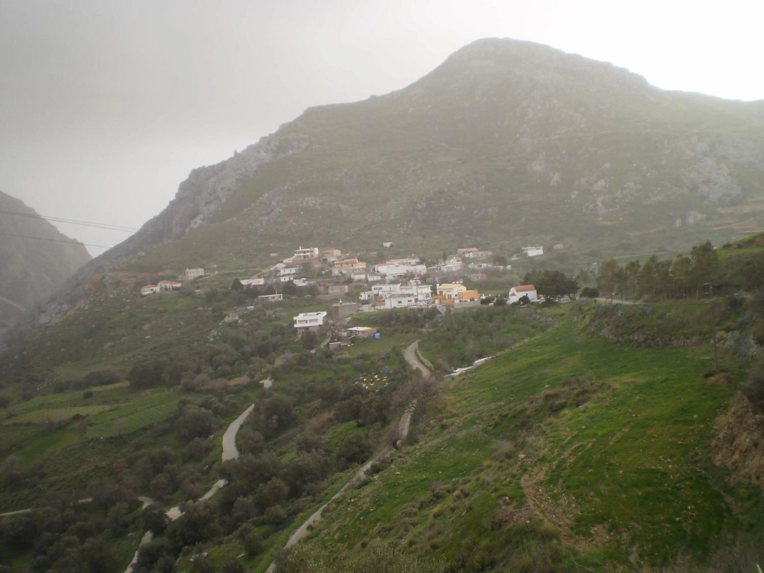 Bird's eye view in Villa Frati Gorge