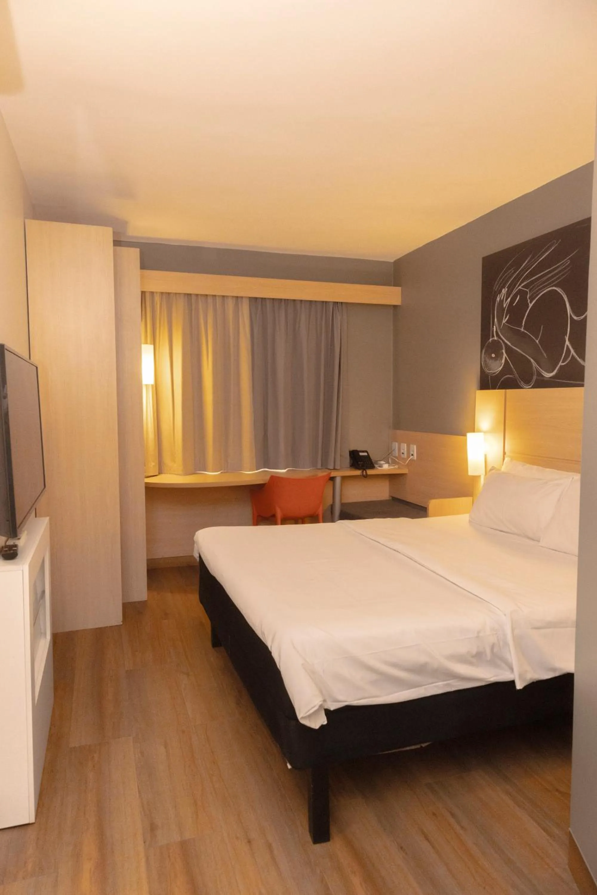 Bedroom, Bed in ibis Catanduva