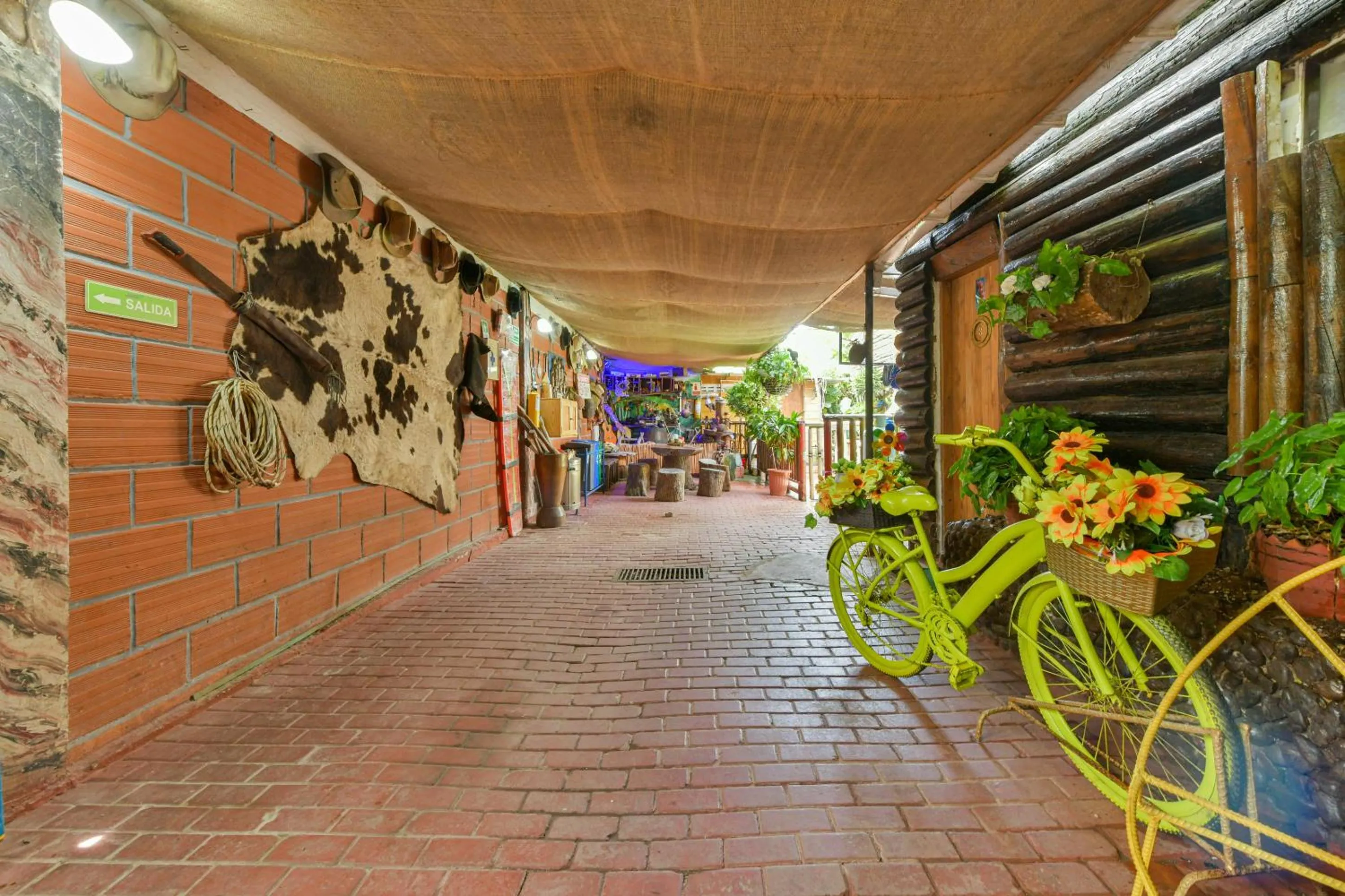 Seating area in Posada Amaripucci