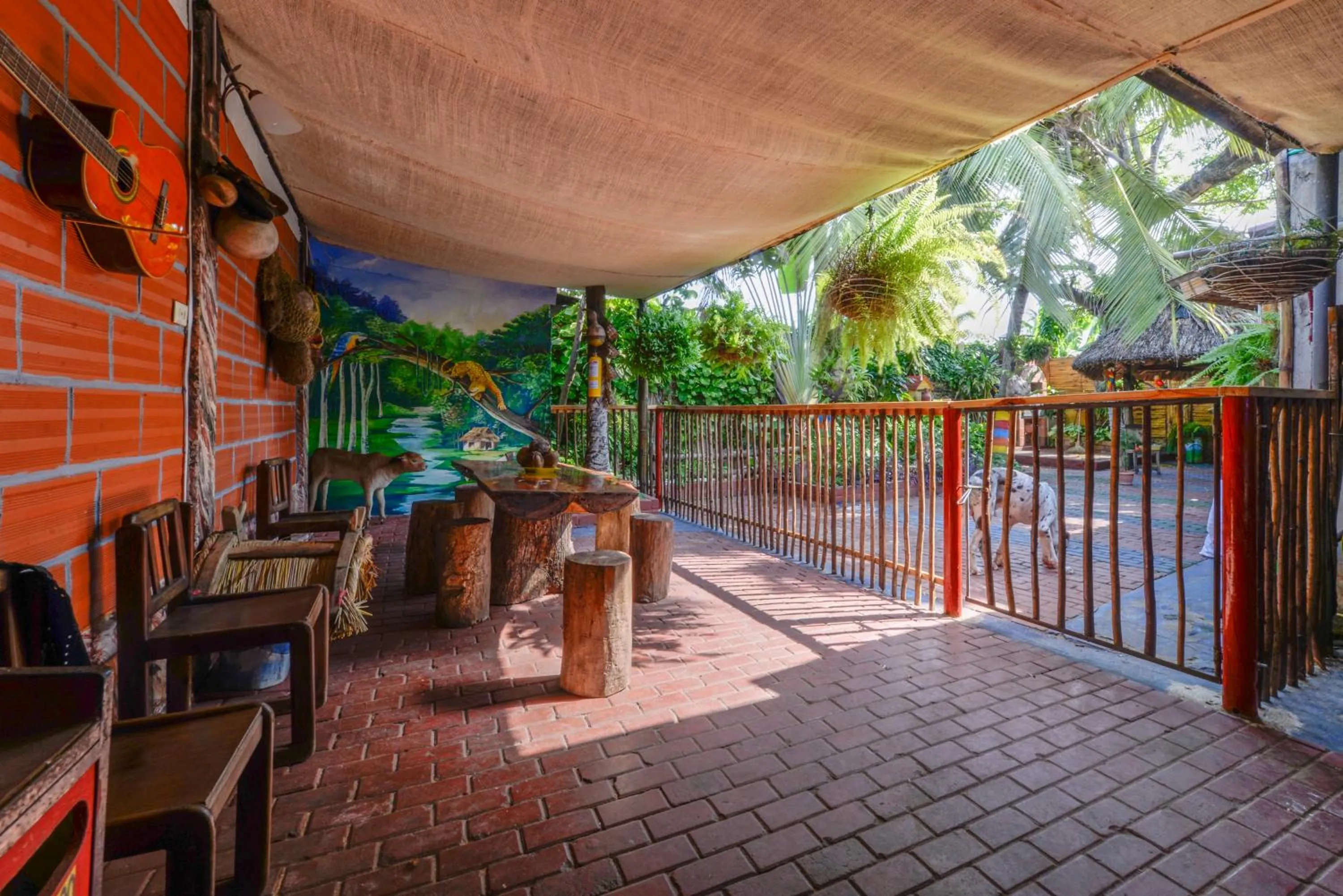 Garden in Posada Amaripucci