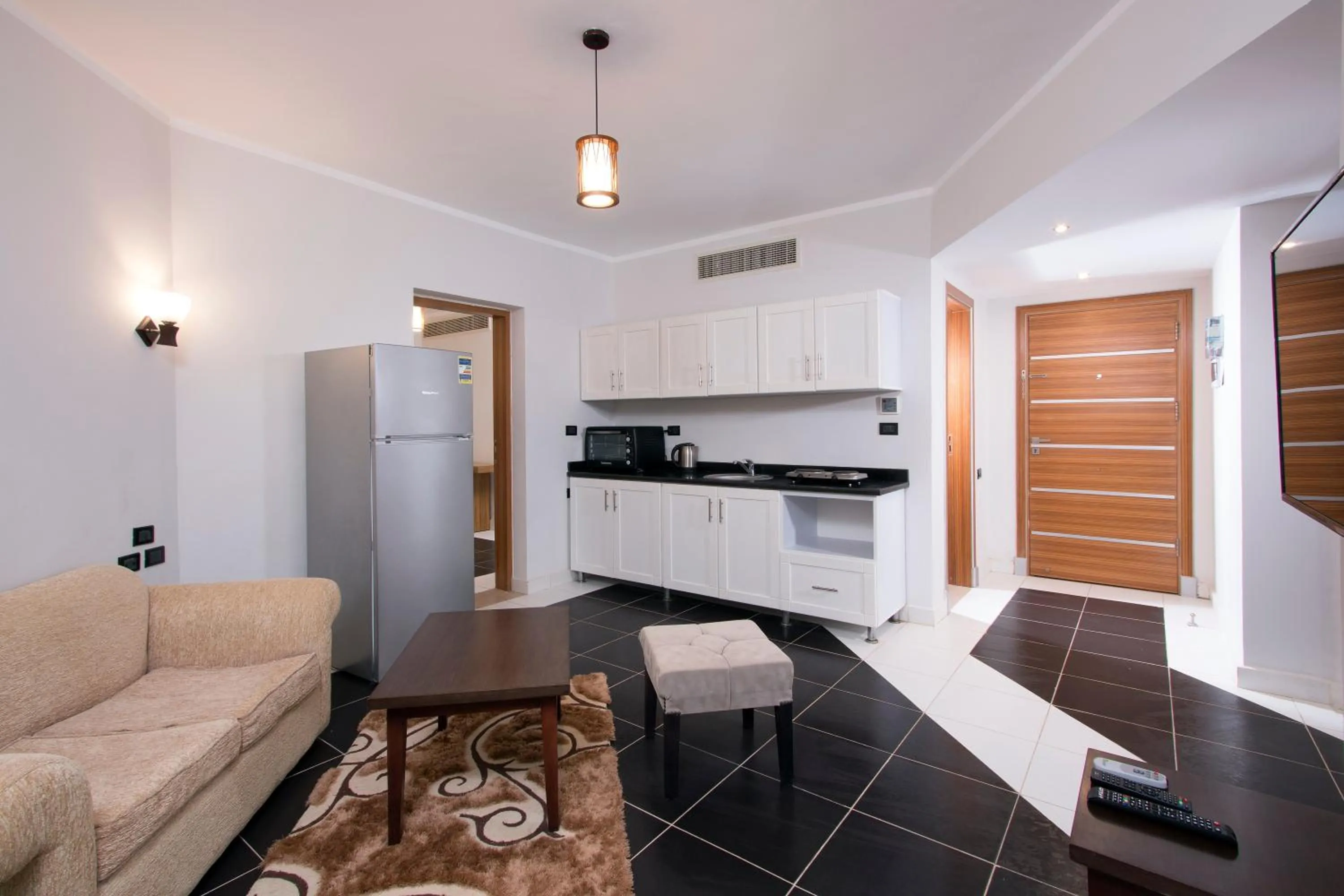 Kitchen or kitchenette in Royal Beach Serviced Apartments