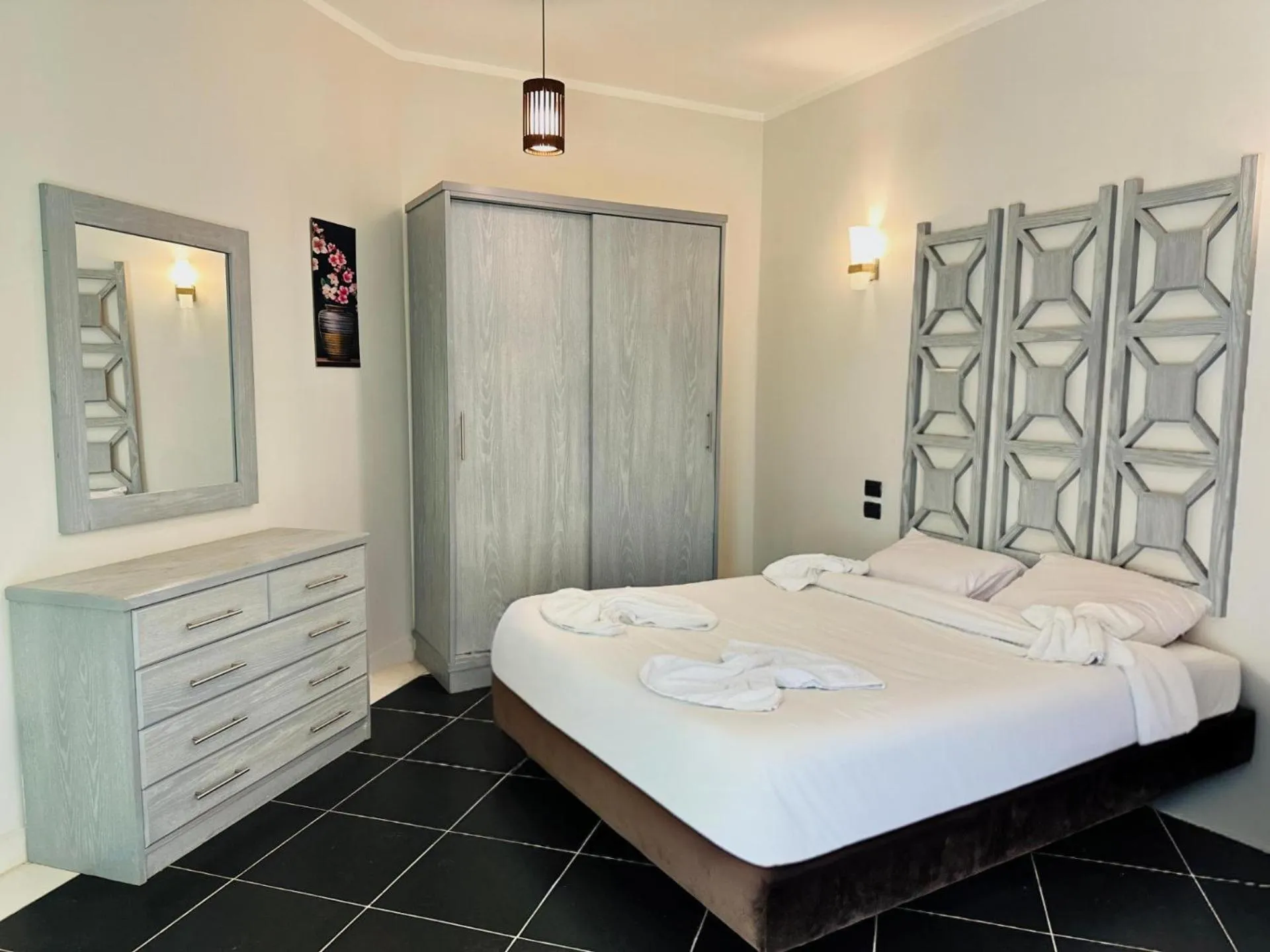 Bed in Royal Beach Serviced Apartments