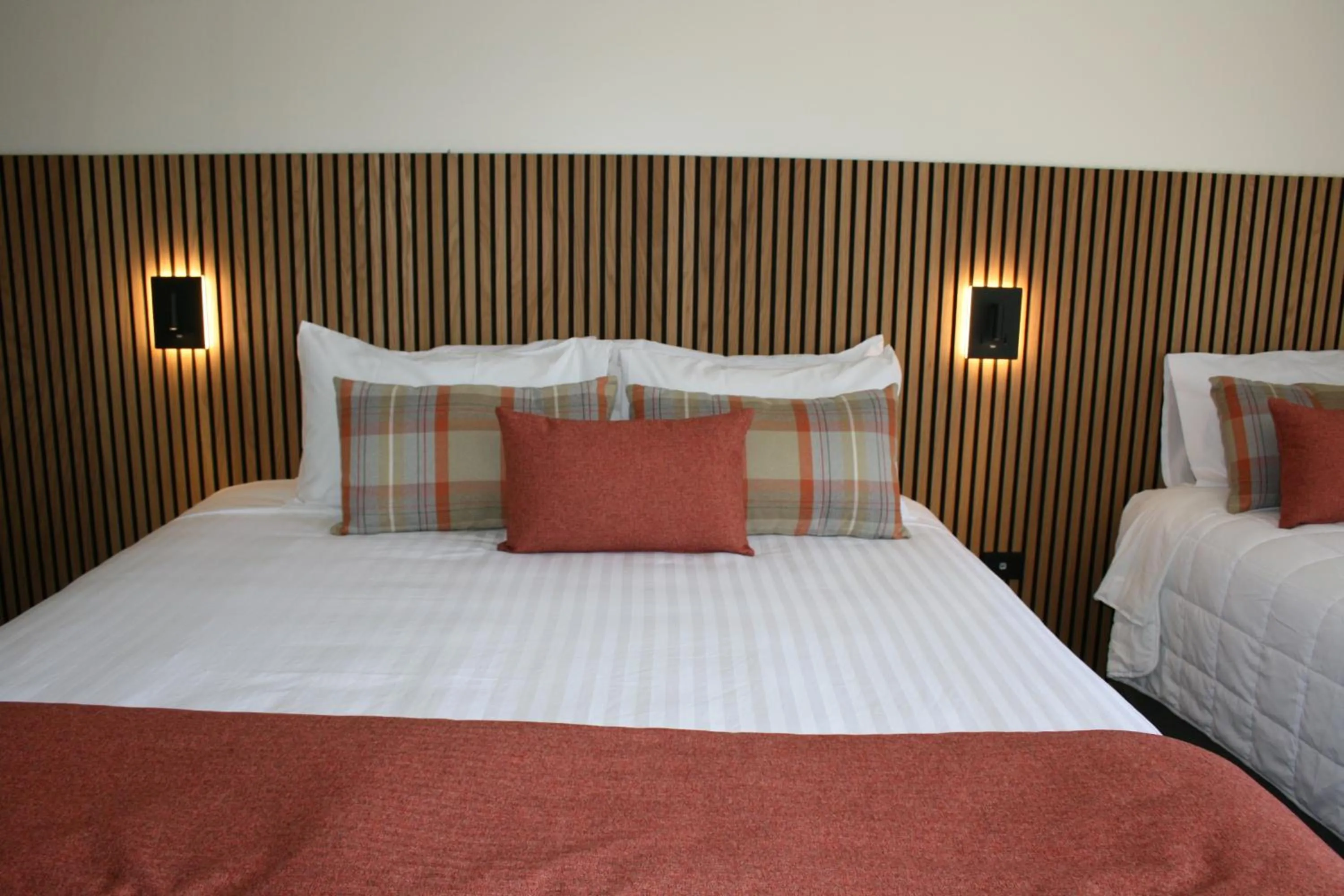 Bed in The Lakes Motel