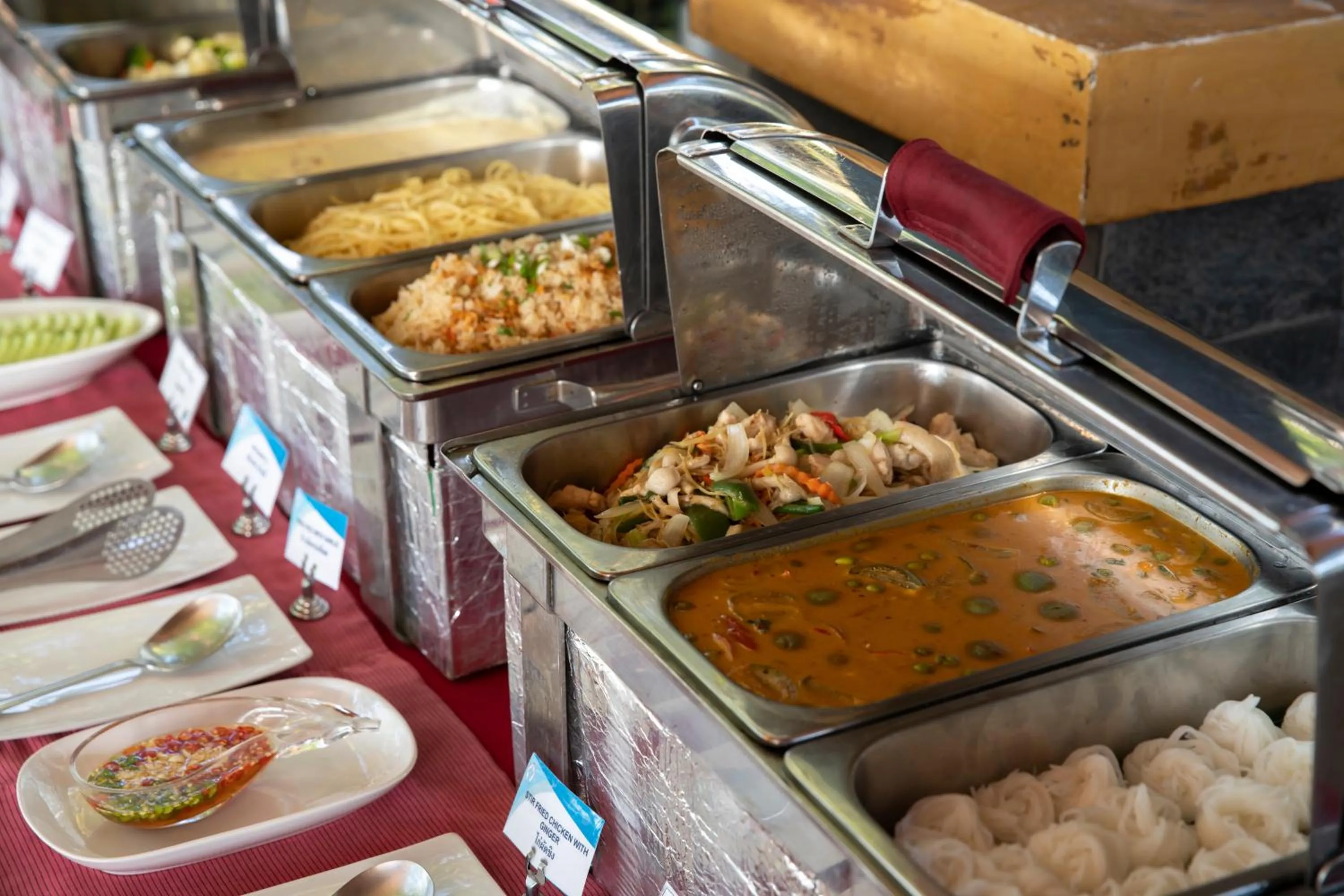 Buffet breakfast in Avatara Resort