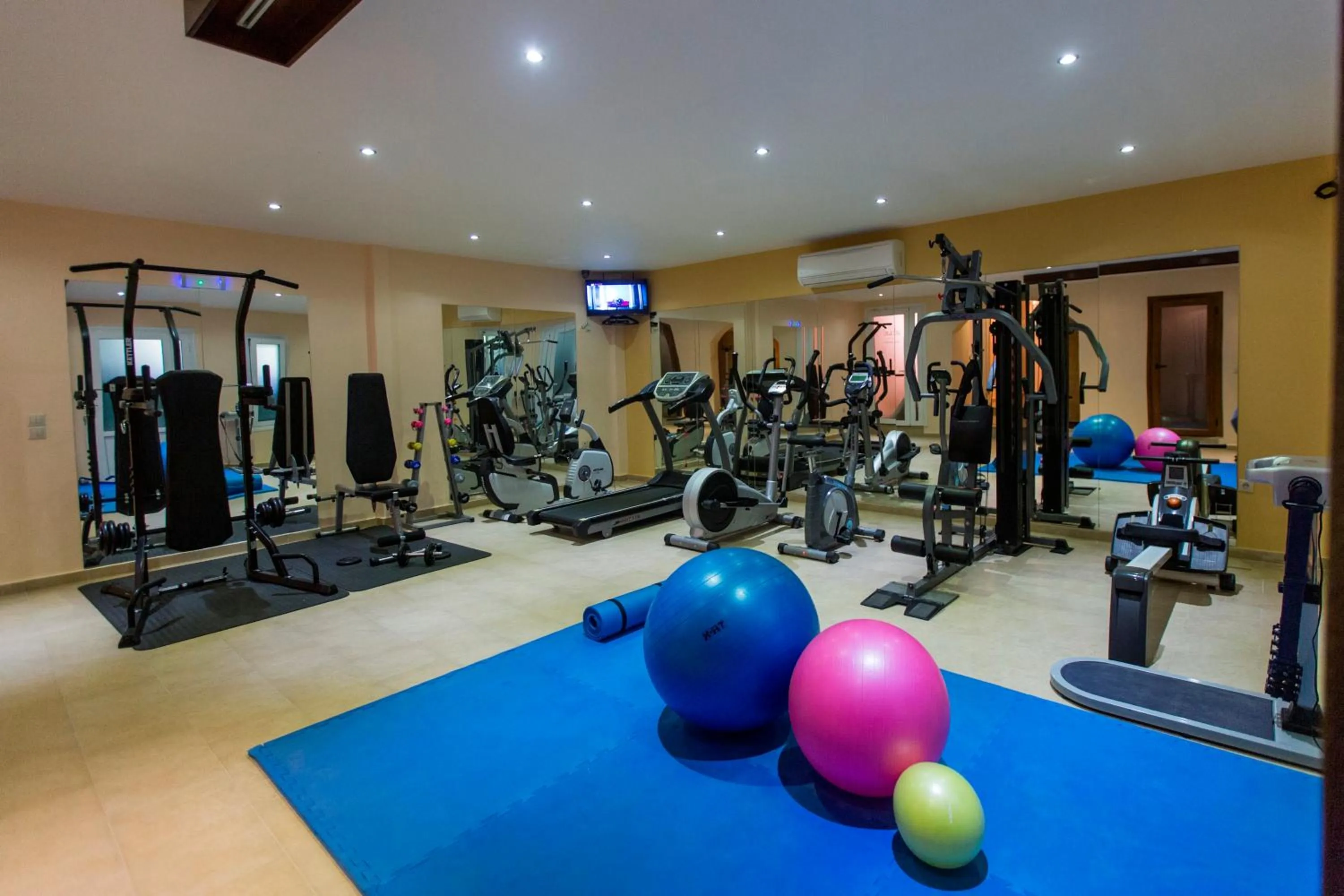 Fitness centre/facilities in Anassa Deluxe Suites