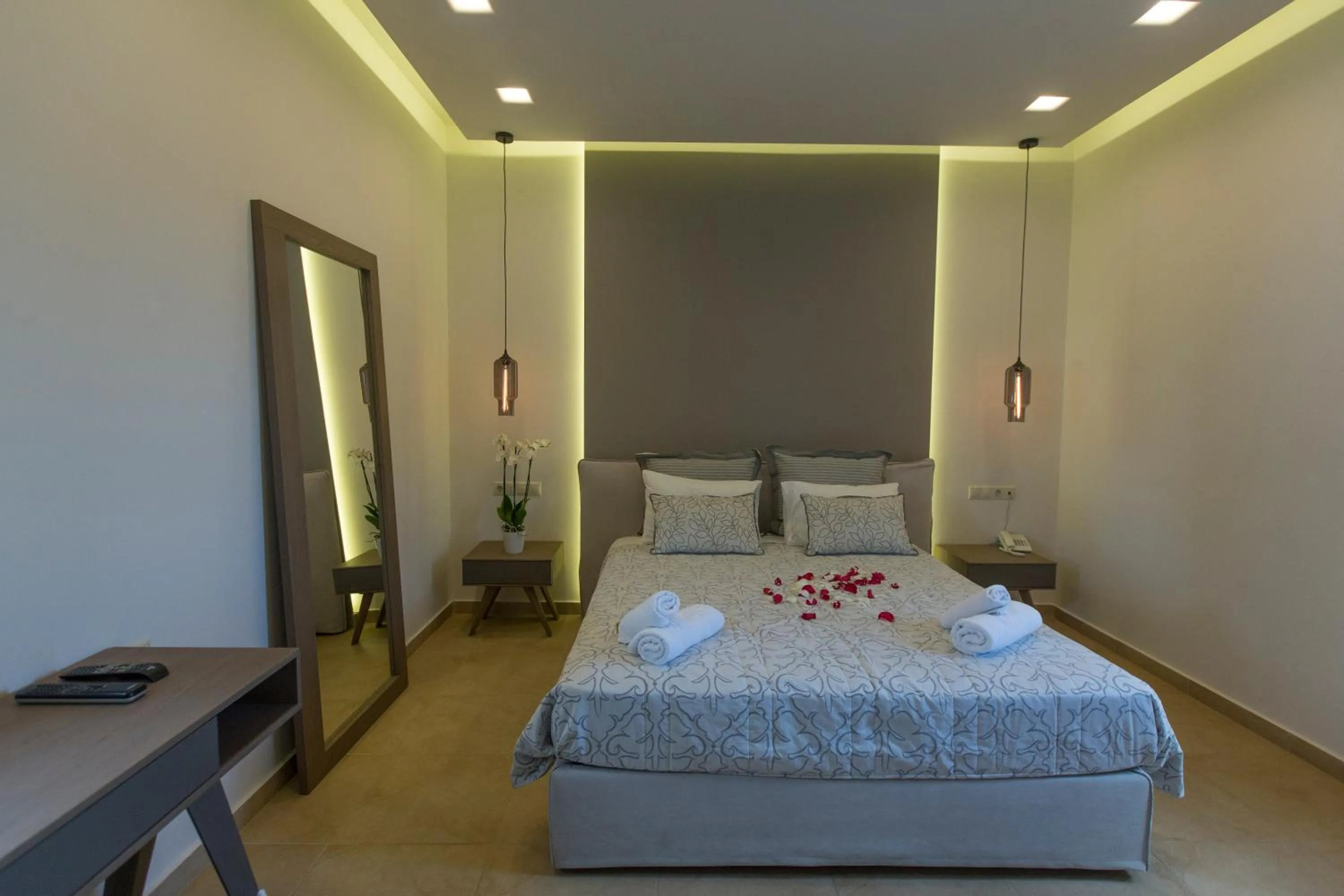 Bedroom in Anassa Deluxe Suites