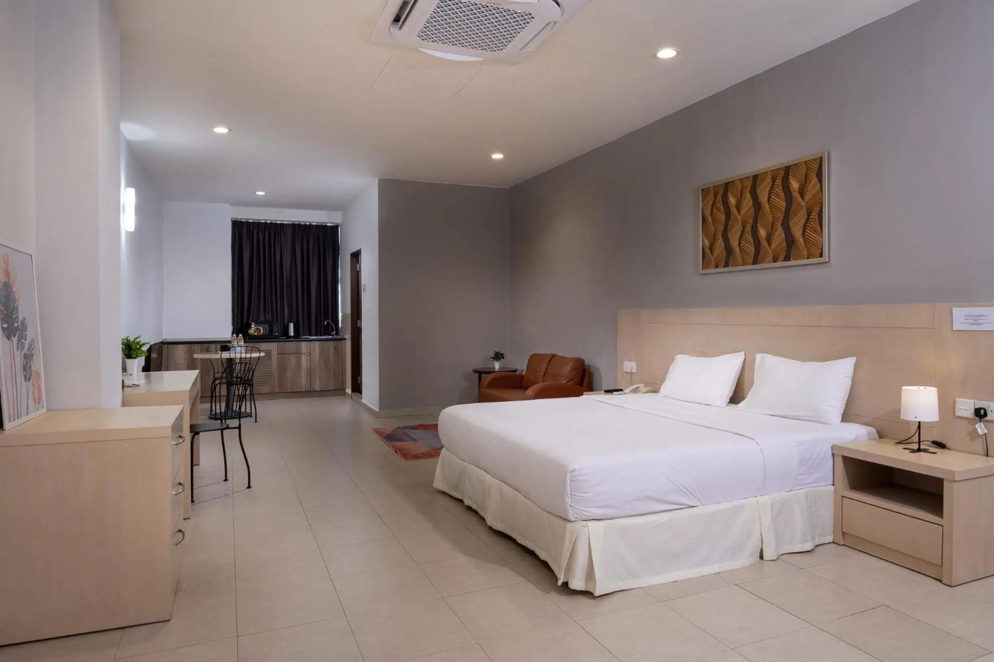 Bed in Golden View Serviced Apartments