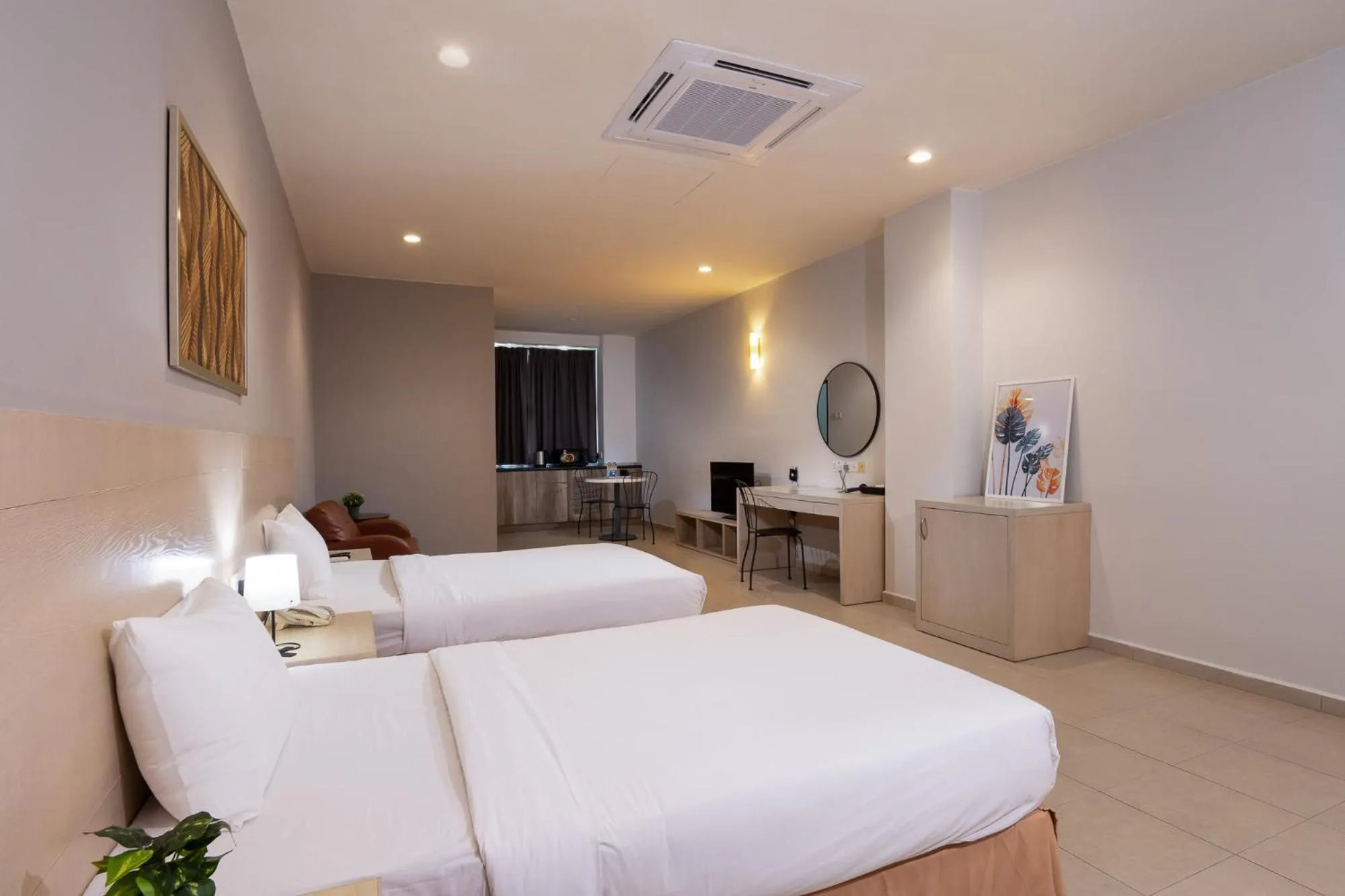 Bed in Golden View Serviced Apartments