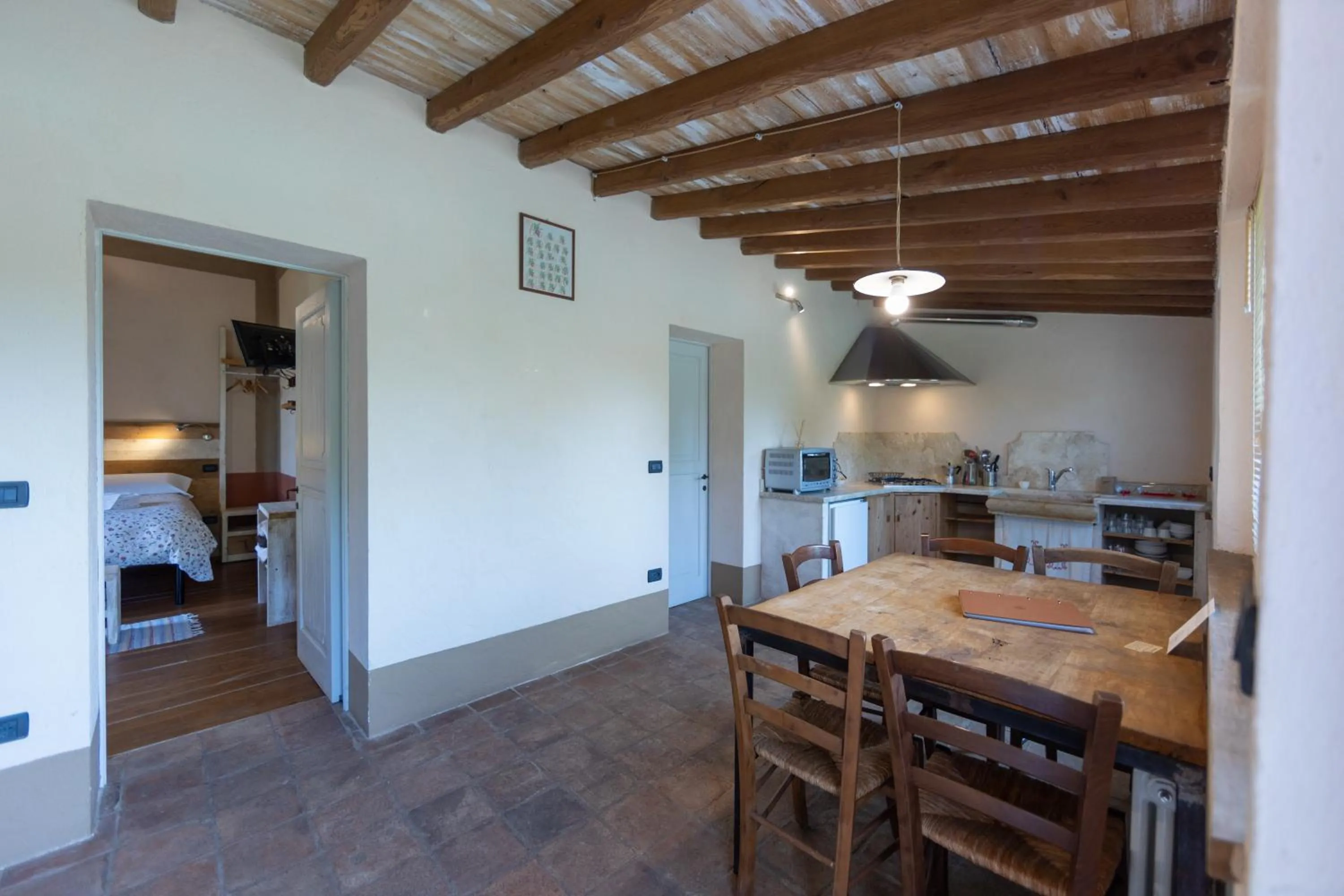 Kitchen or kitchenette in B&B Il Molinello