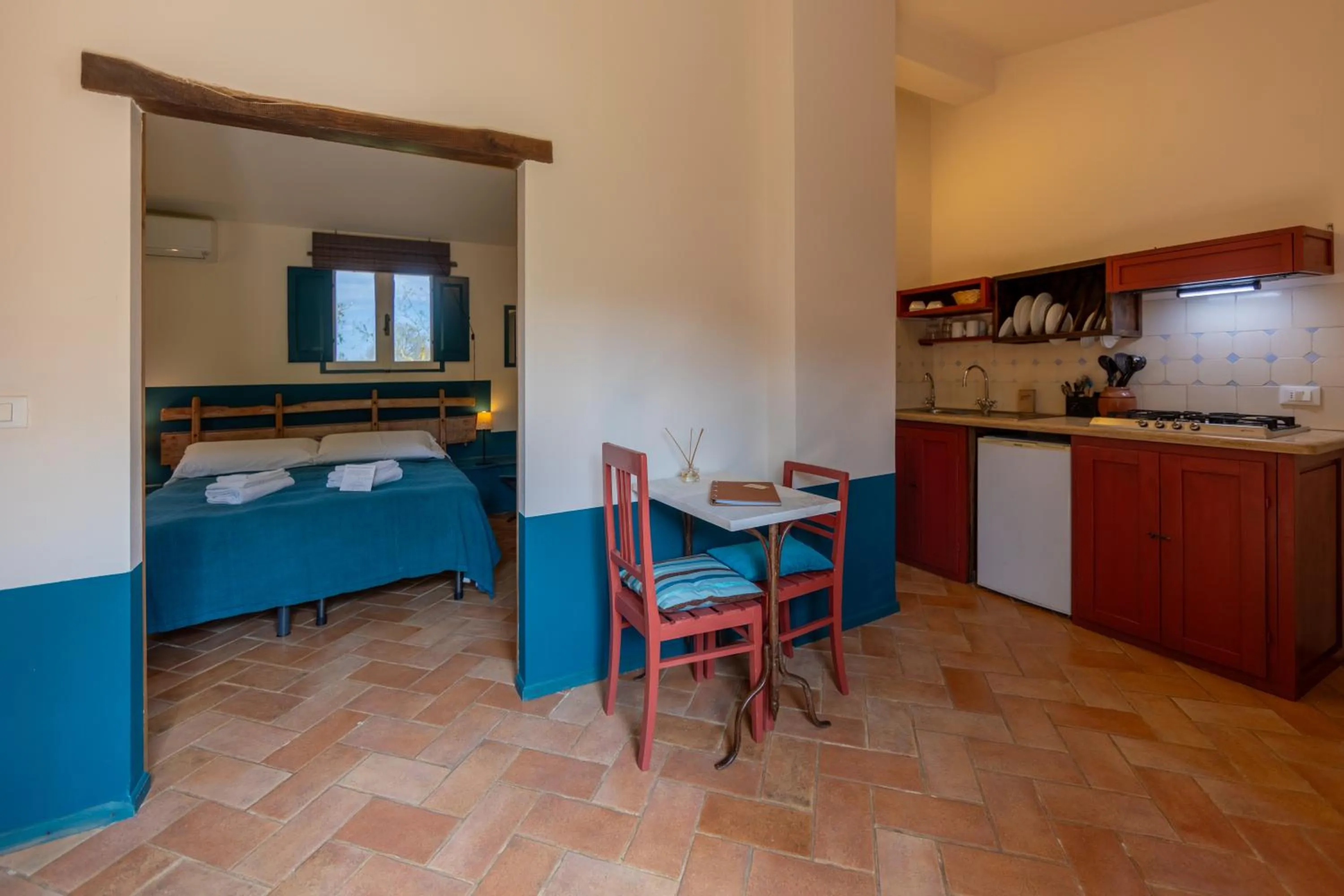 Kitchen or kitchenette in B&B Il Molinello