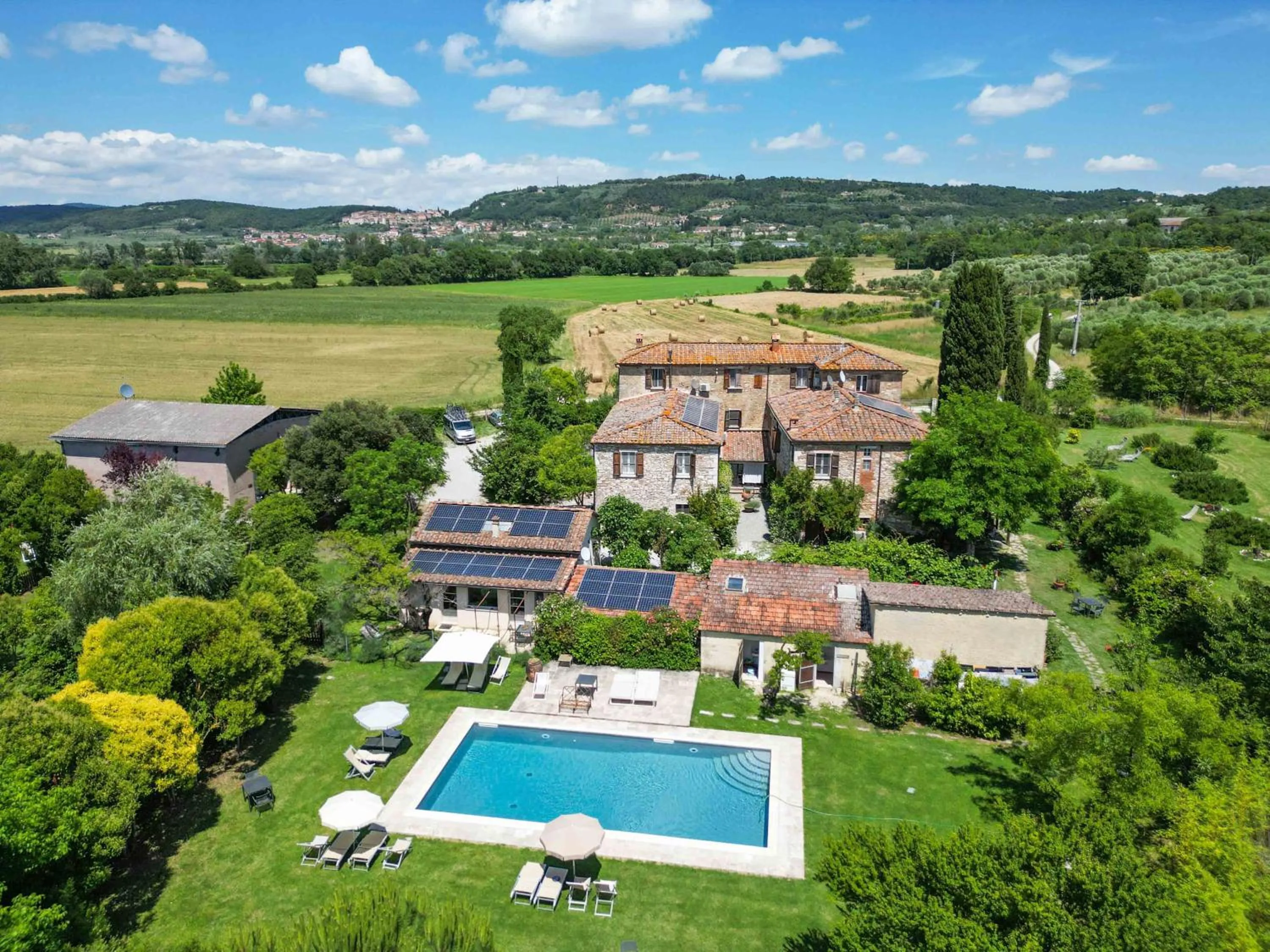 Bird's eye view in B&B Il Molinello