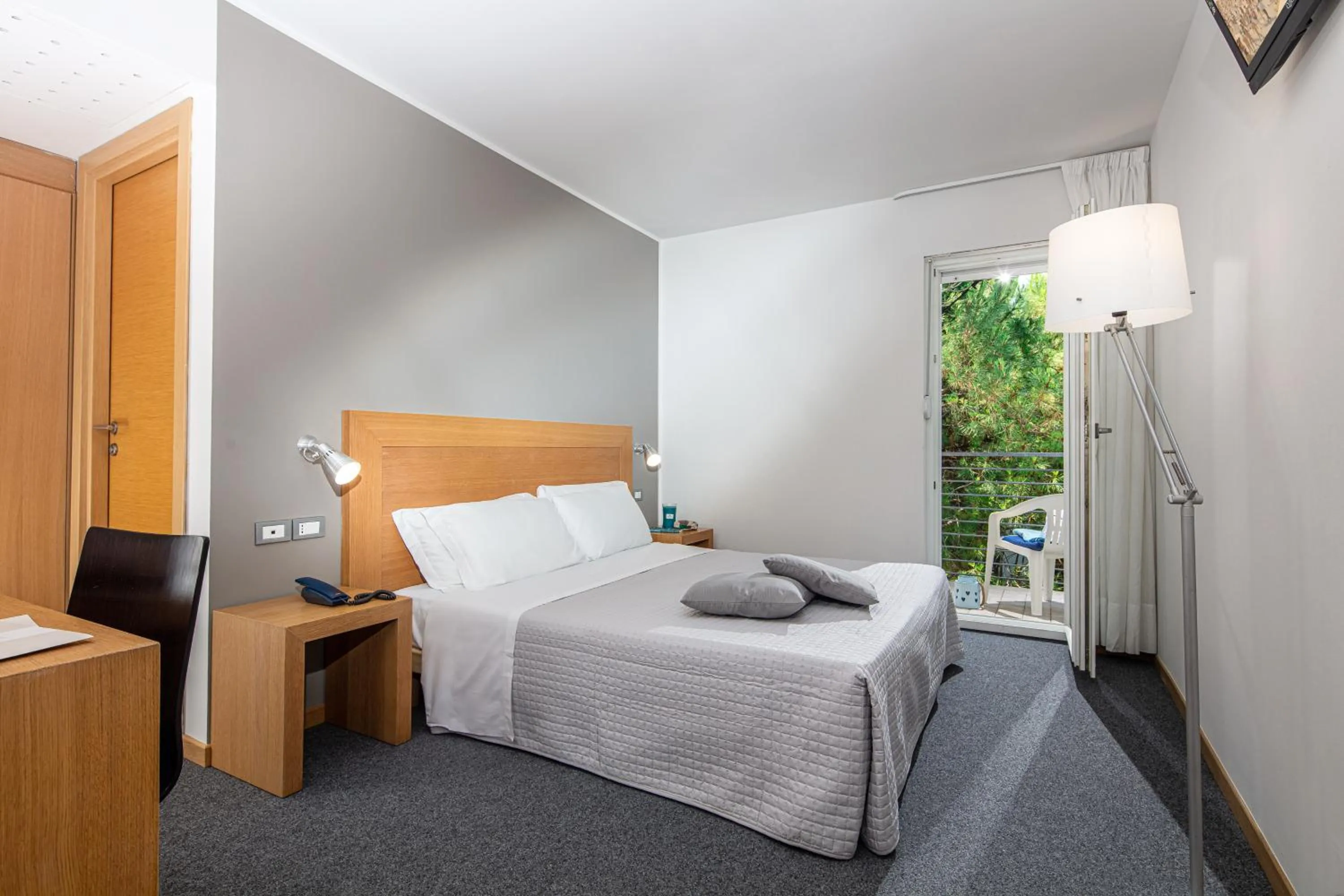 Bed in Hotel Martini