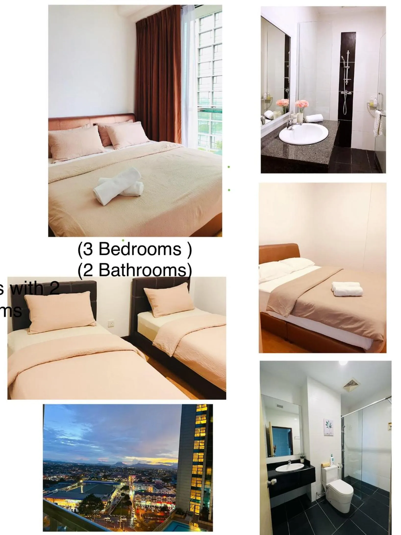 Photo of the whole room, Bed in Imperial Grand Suite Apartment Kuching