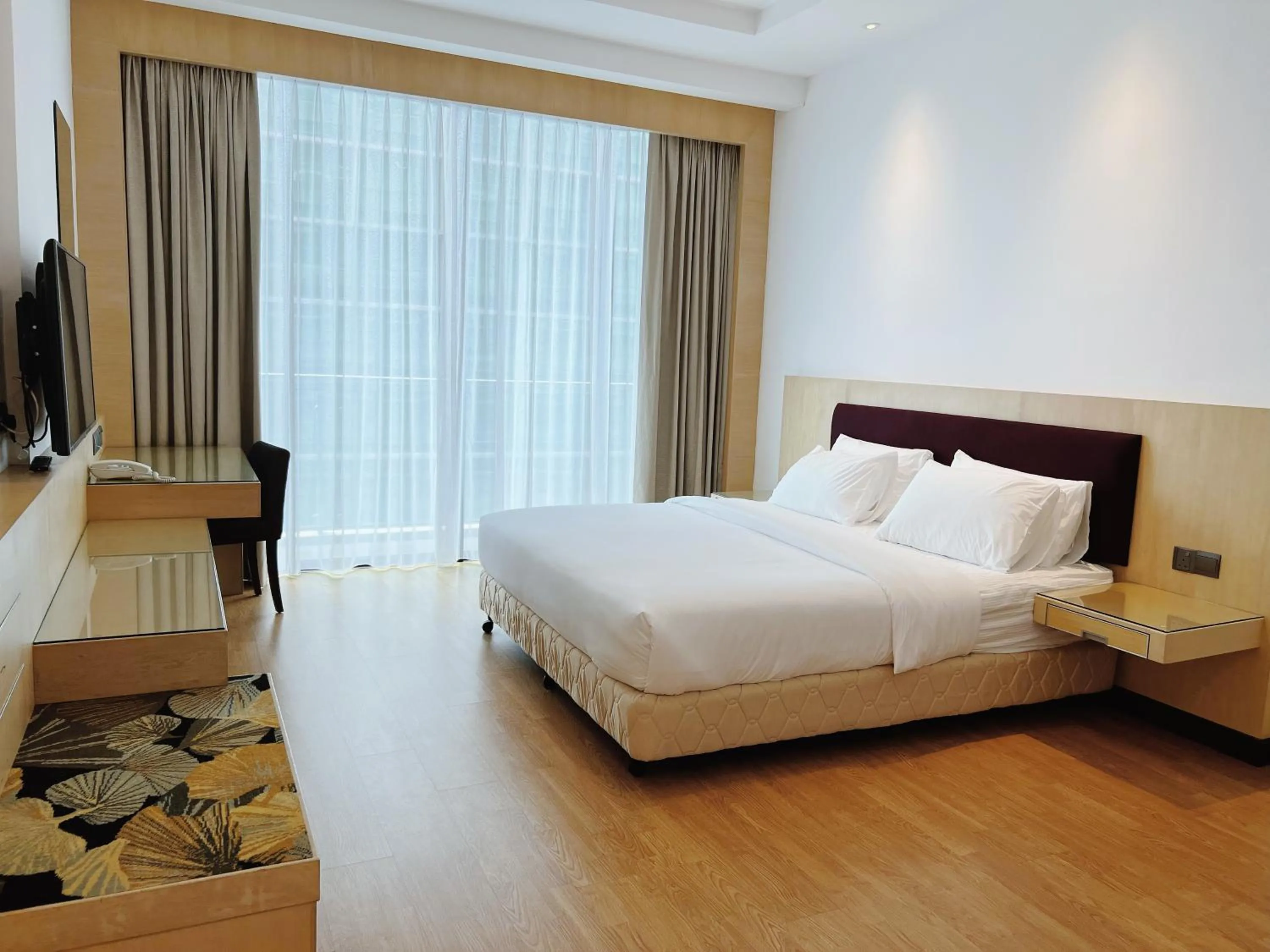 Bed in Imperial Grand Suite Apartment Kuching