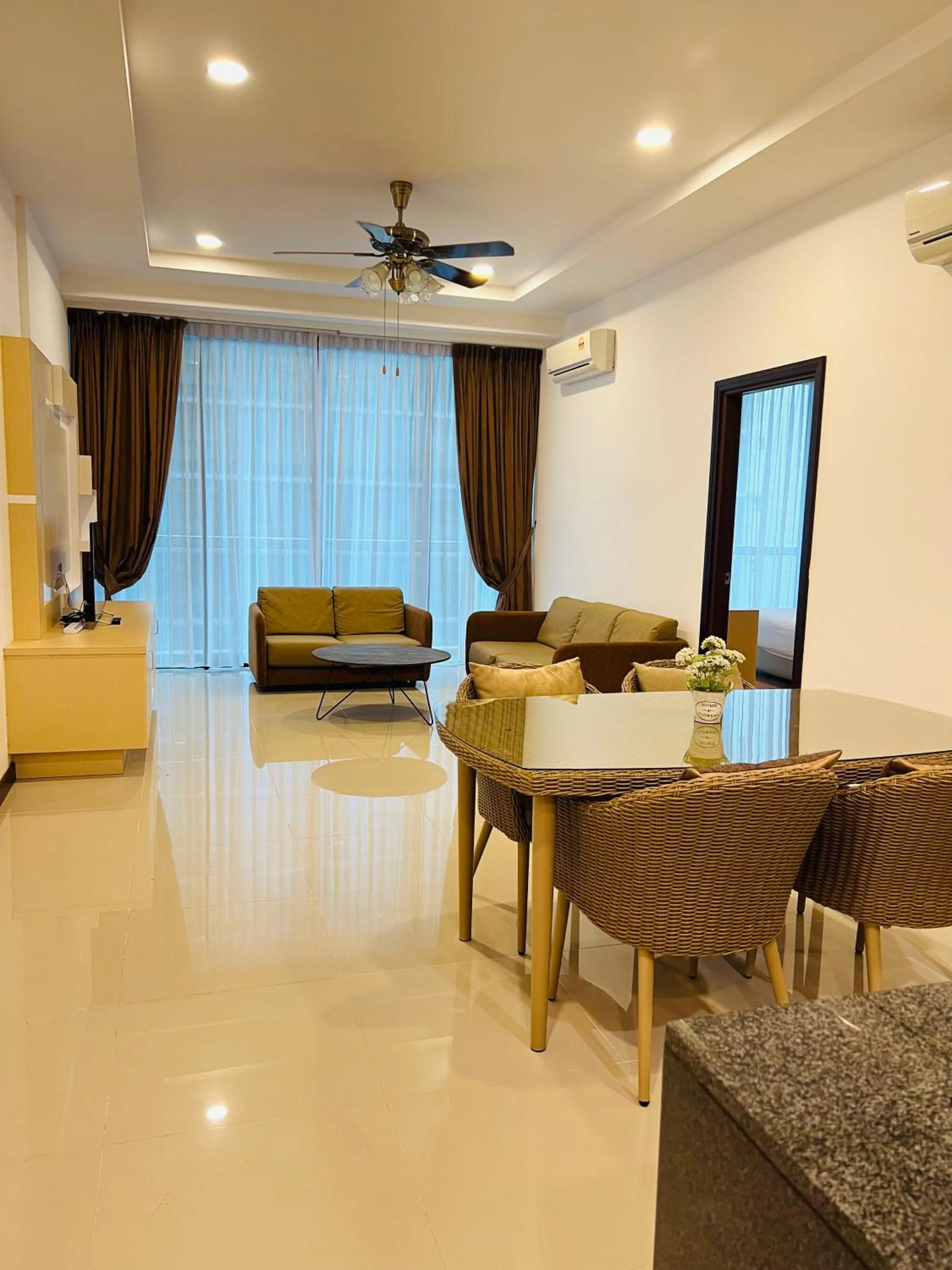 Living room in Imperial Grand Suite Apartment Kuching