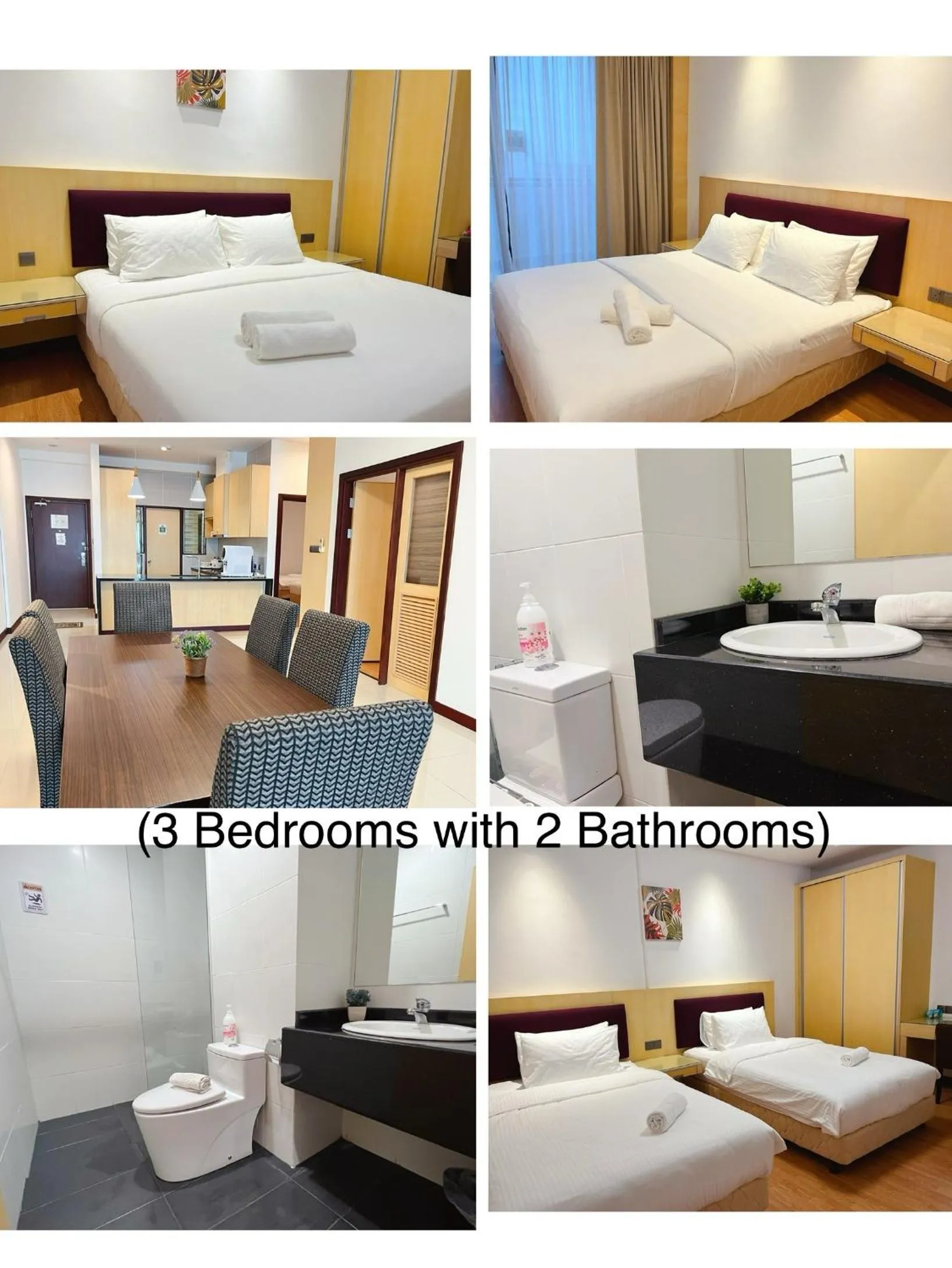 Photo of the whole room, Bed in Imperial Grand Suite Apartment Kuching