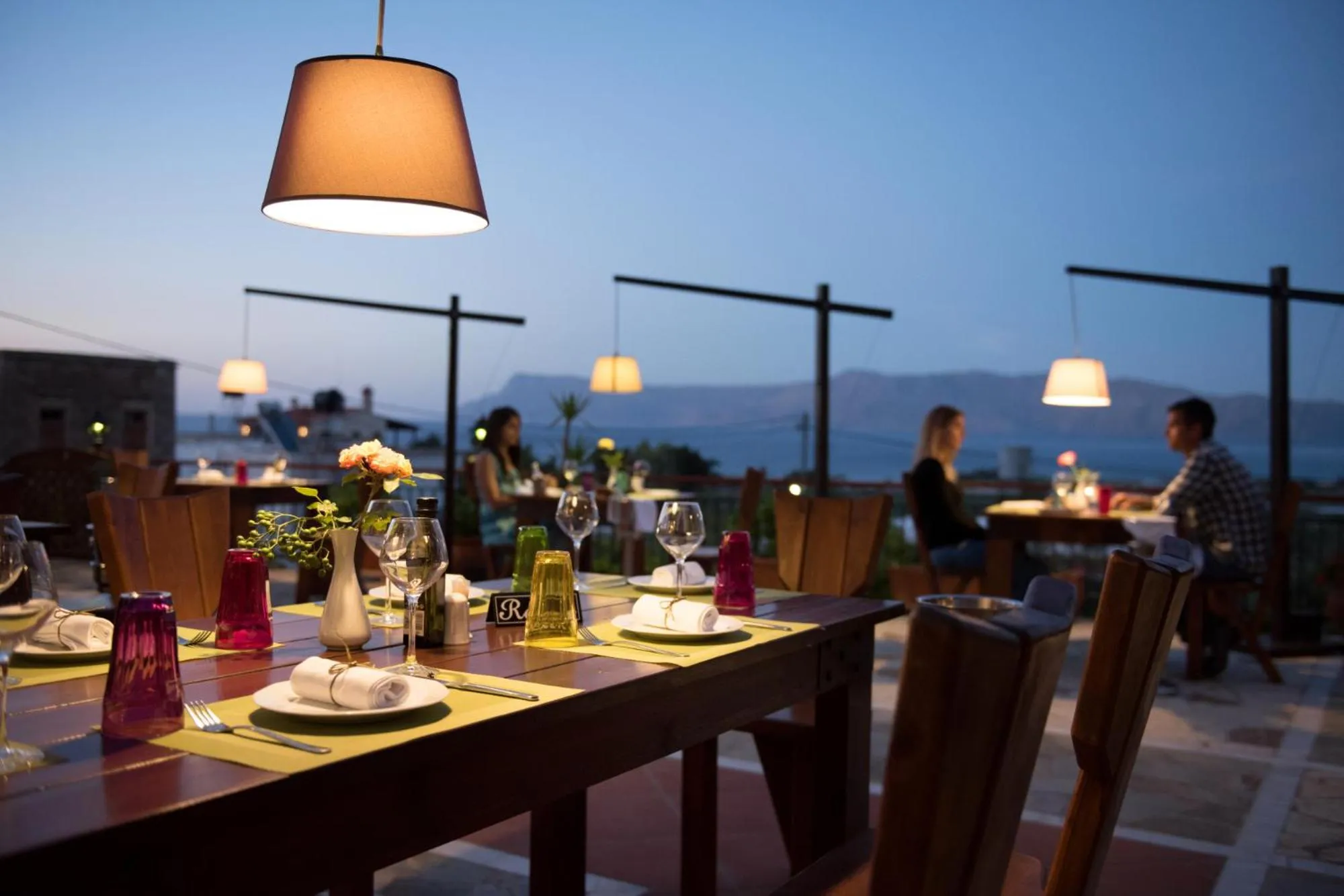 Restaurant/places to eat in Kaliviani Traditional Hotel