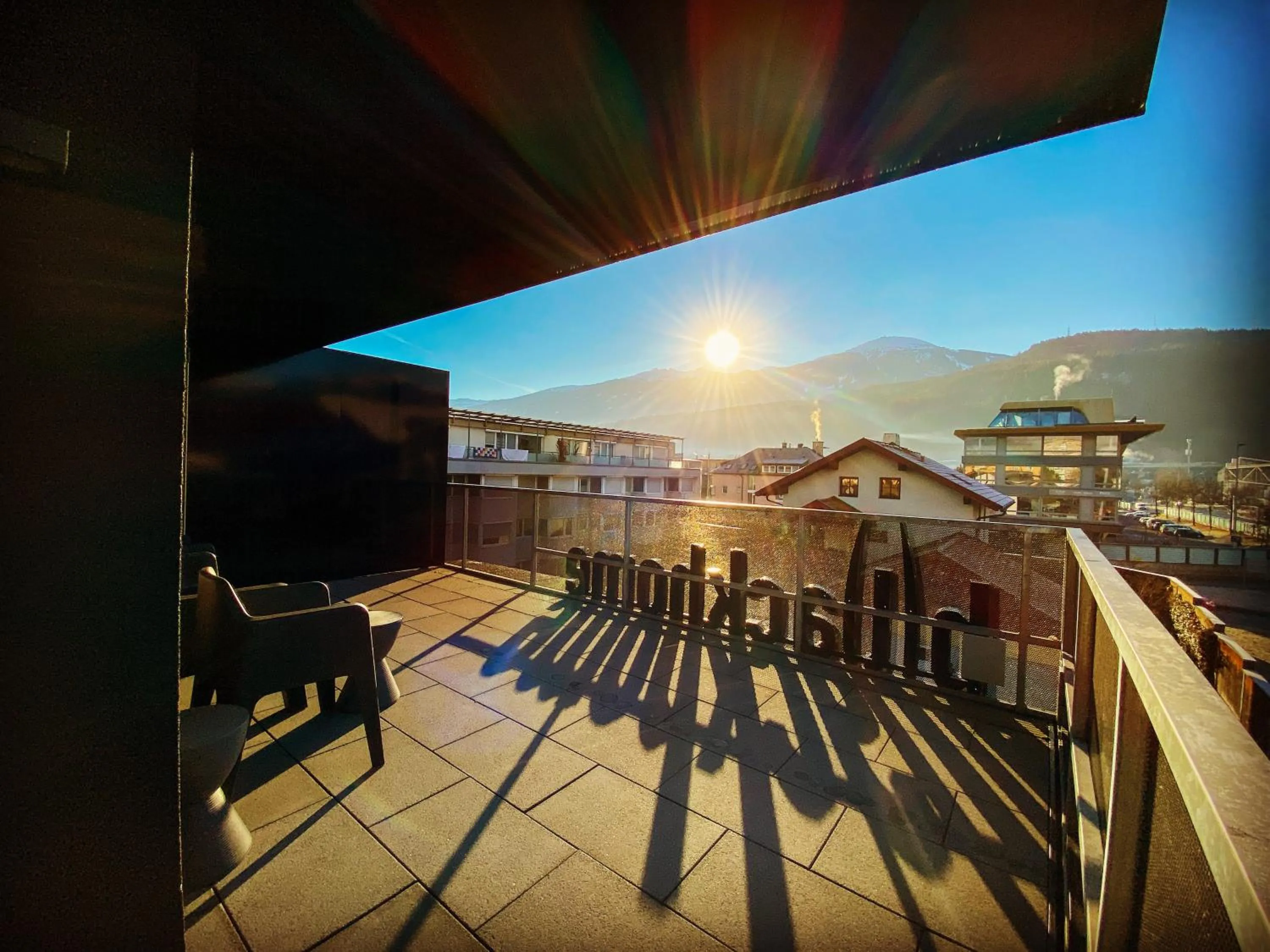 Balcony/Terrace in Blackhome Innsbruck City East I contactless check-in