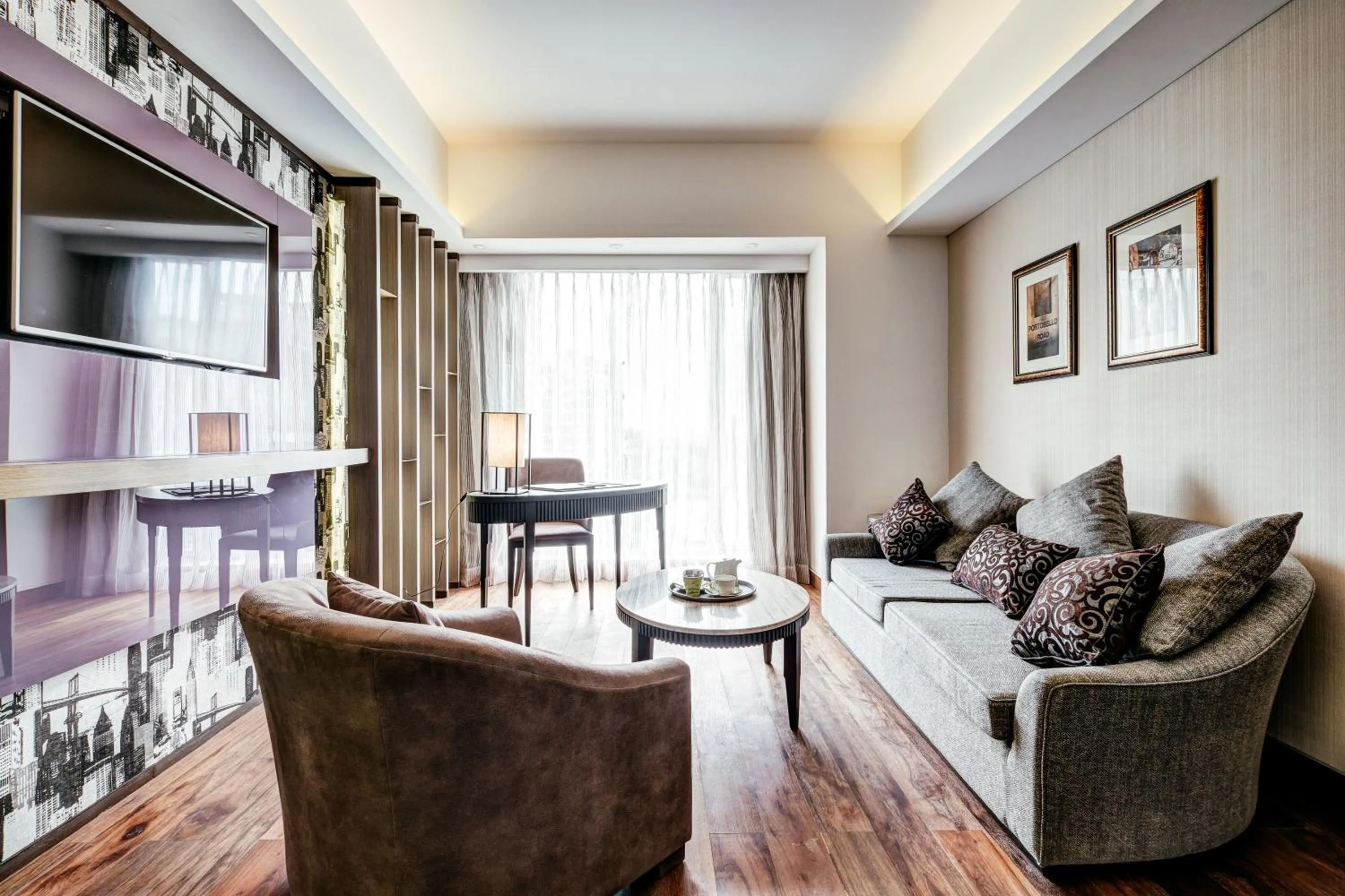 Living room in THE WAY Dhaka