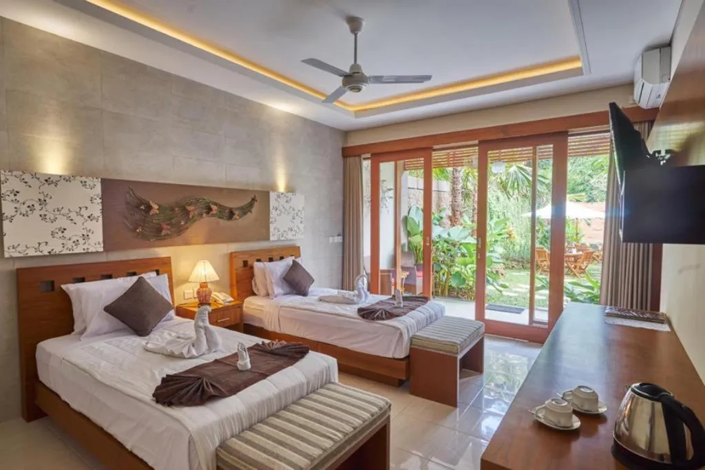 Bedroom, Bed in Jungle Haven Resort Central Ubud