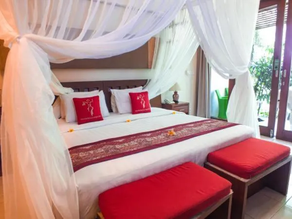 Bedroom, Bed in Jungle Haven Resort Central Ubud