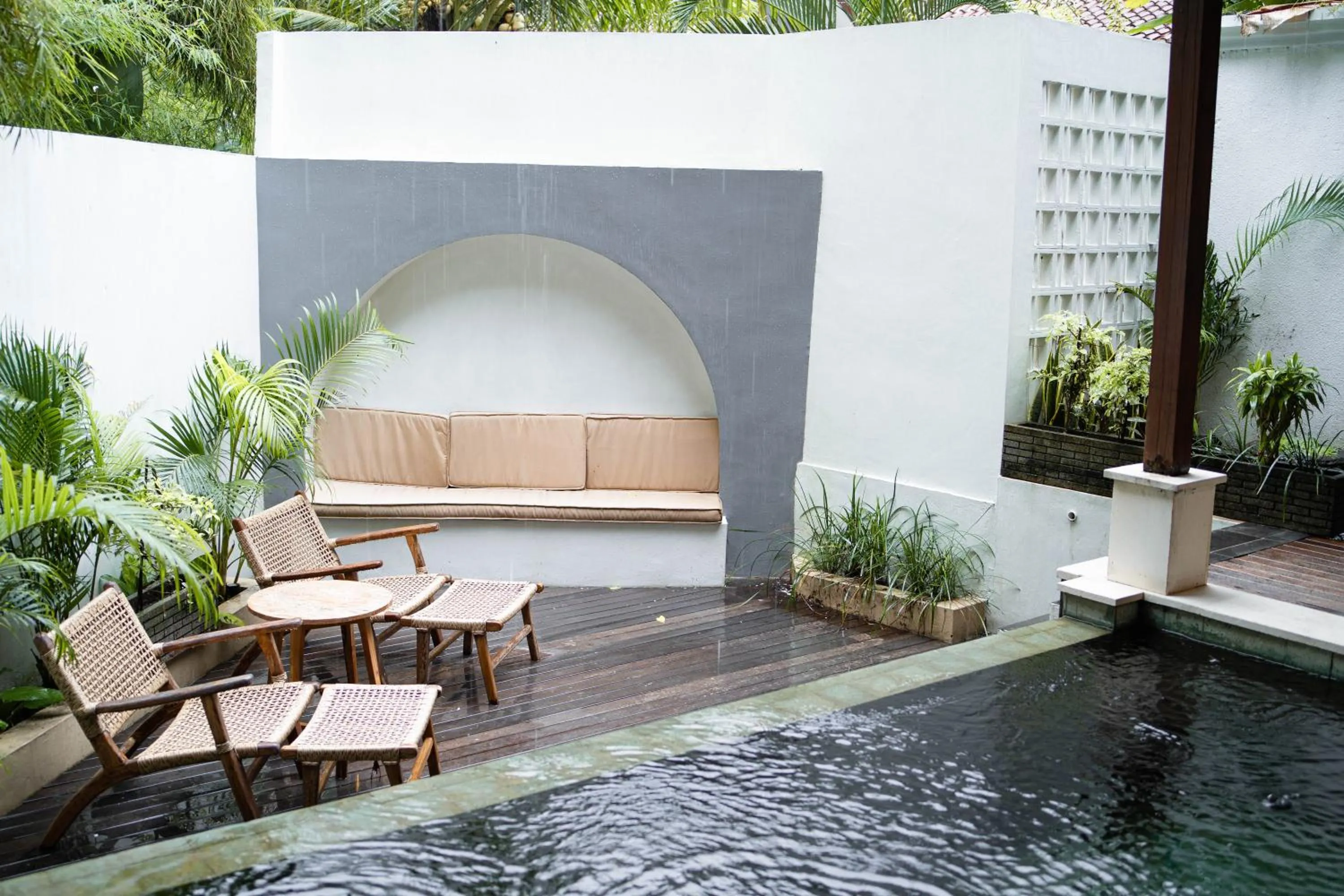 Seating area in Jungle Haven Resort Central Ubud