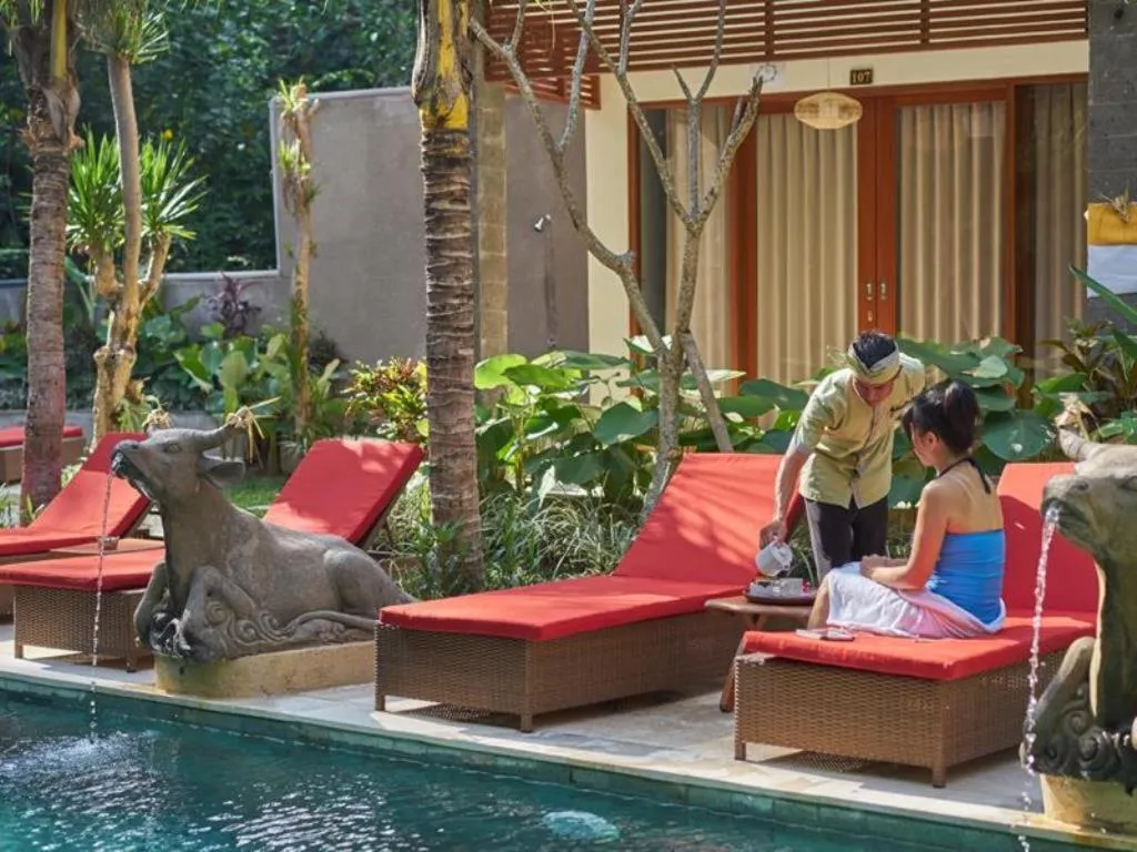 Swimming pool in Jungle Haven Resort Central Ubud