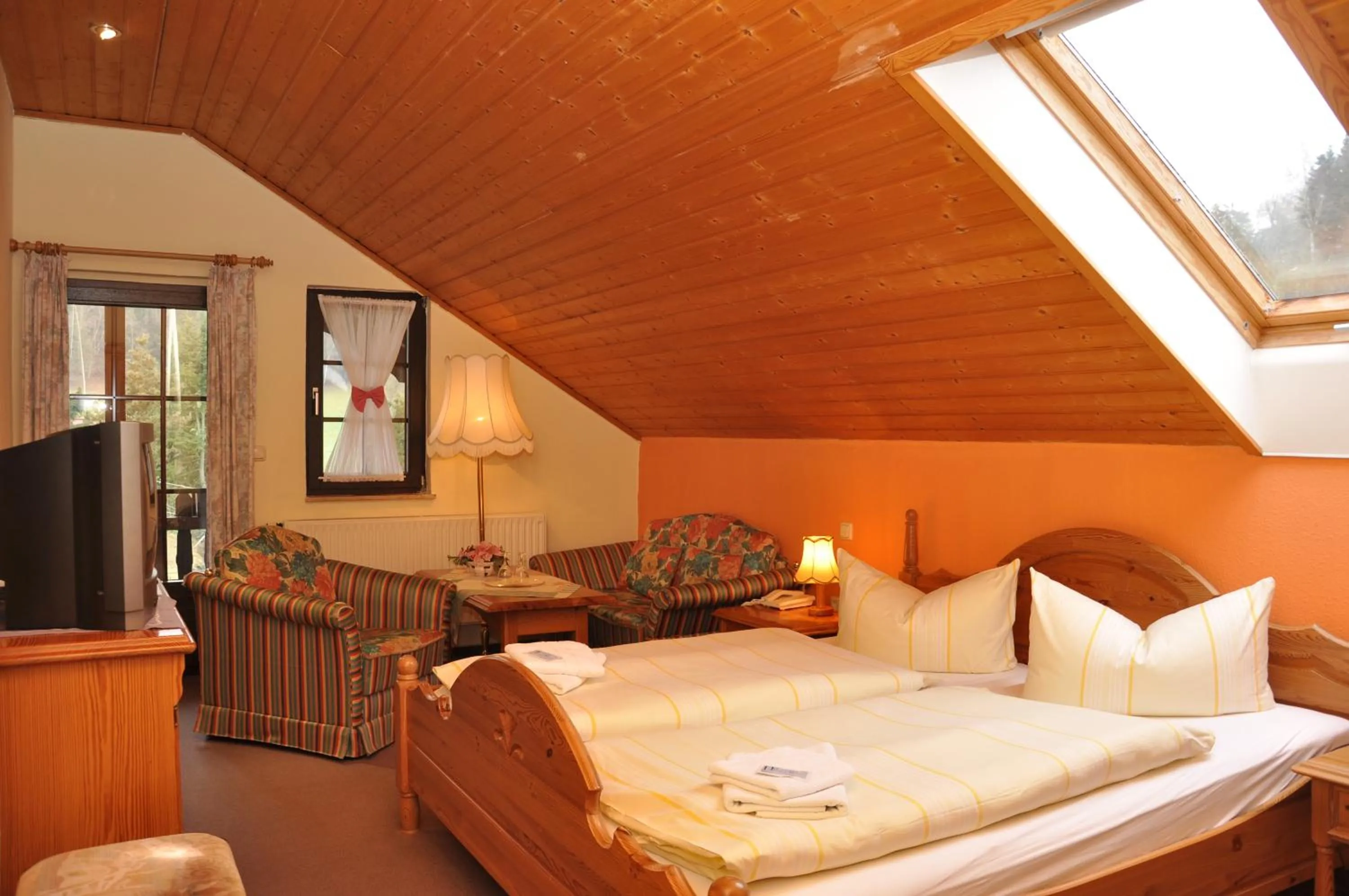 Photo of the whole room, Bed in Hotel Jägerklause