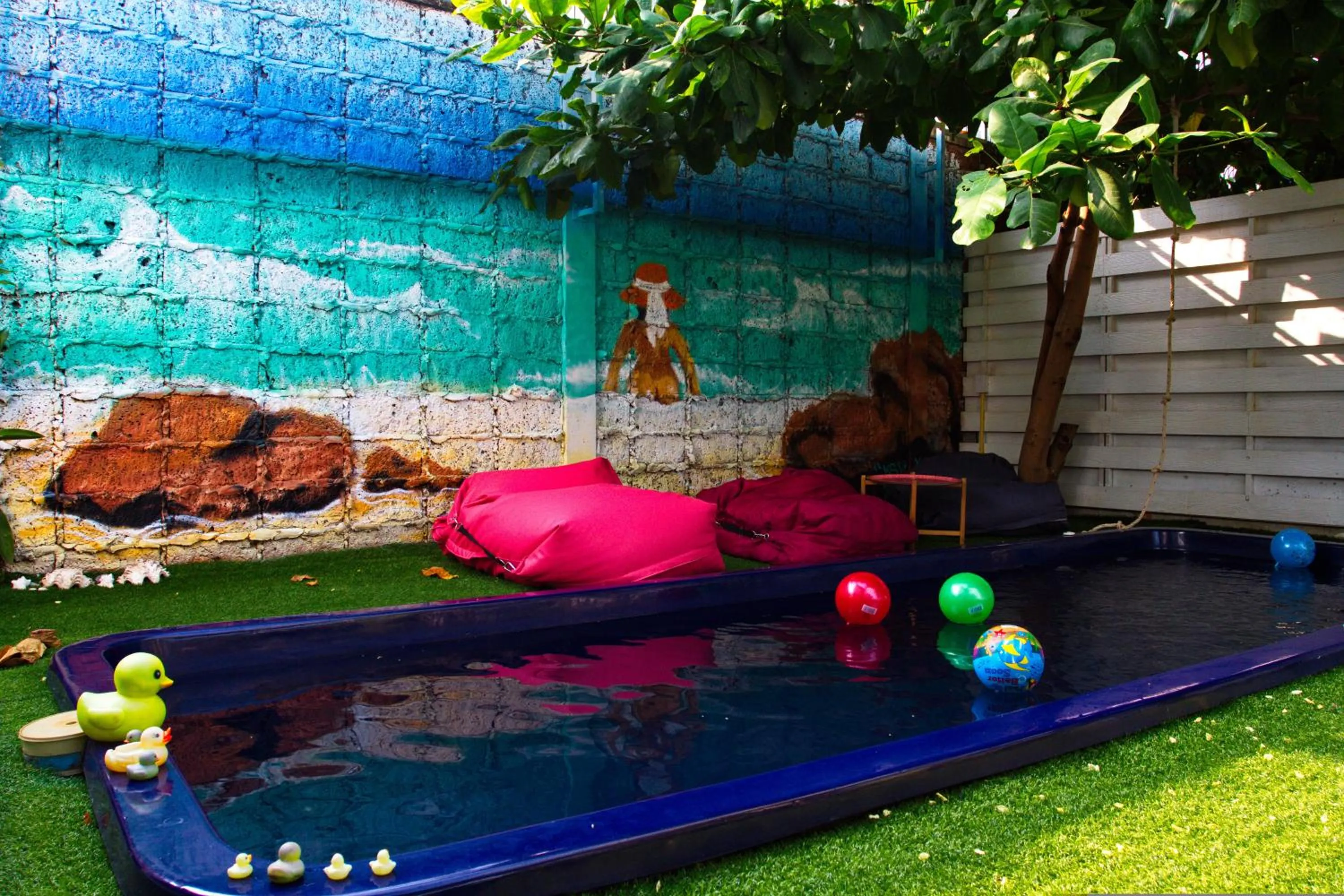 Decorative detail in Barefeet Naturist Resort