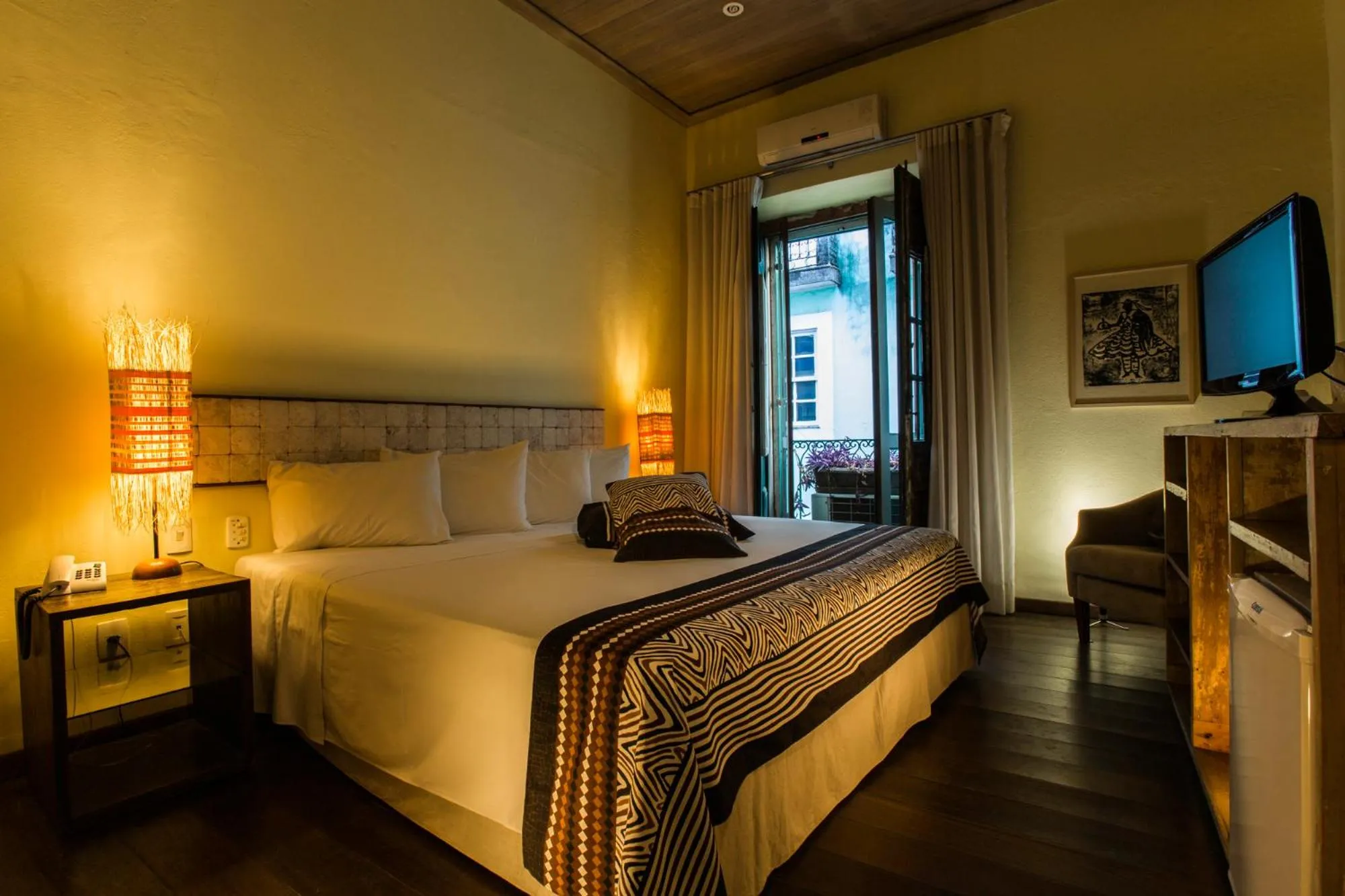 Bed in Bahiacafé Hotel