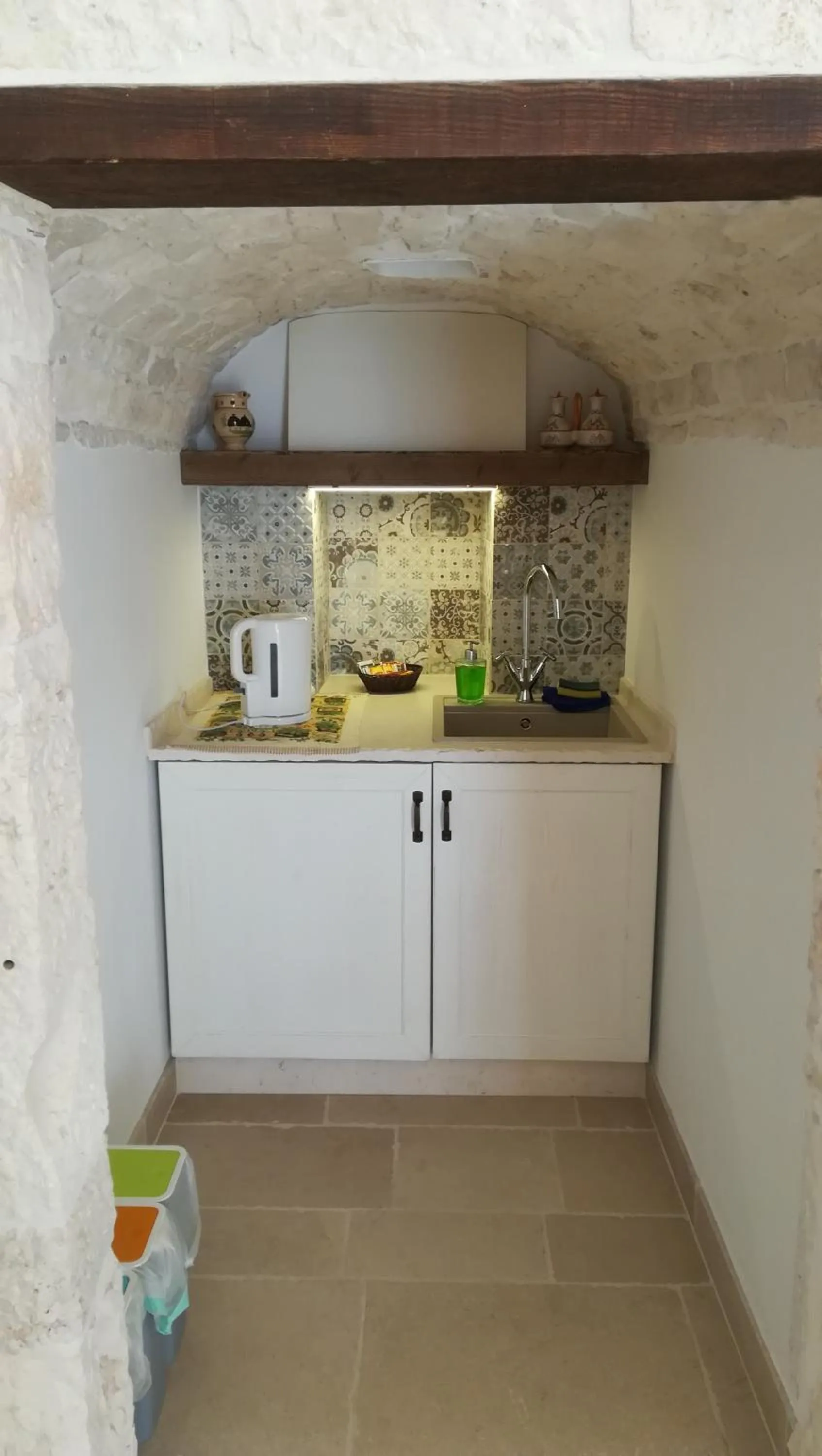 Kitchen or kitchenette in Charming Trulli