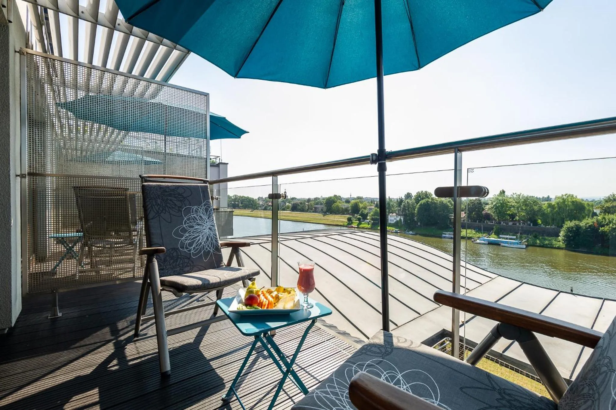 Balcony/Terrace in Niebieski Art Hotel & Spa
