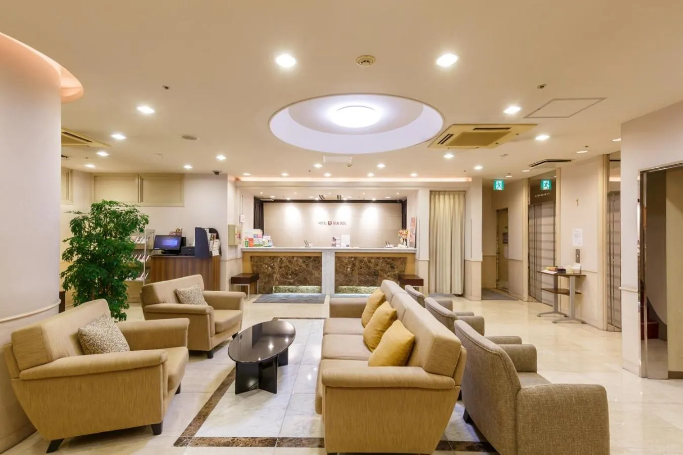 Lobby or reception, Lobby/Reception in Via Inn Hiroshima Kanayamacho