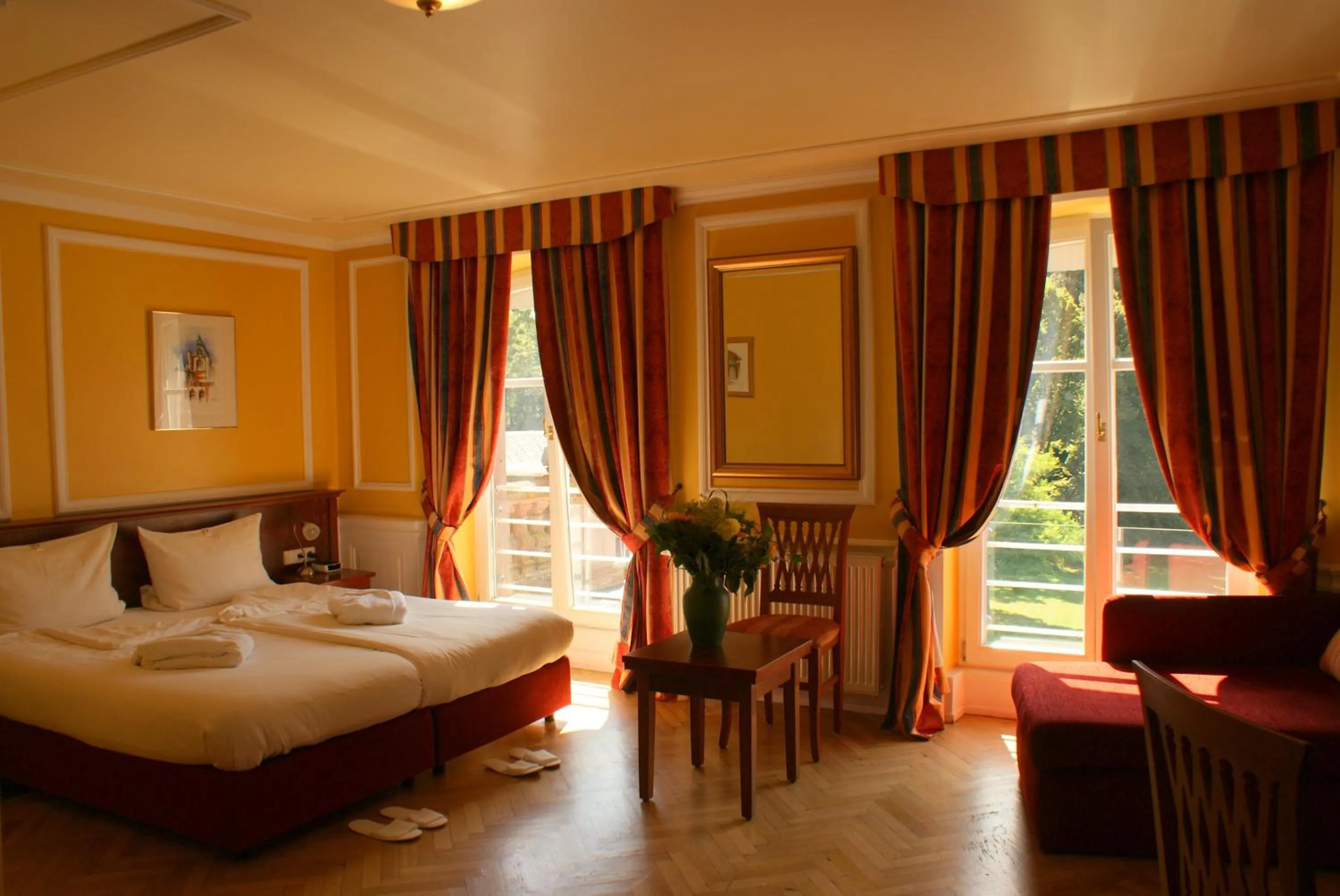 Bed in Château de Pourtalès