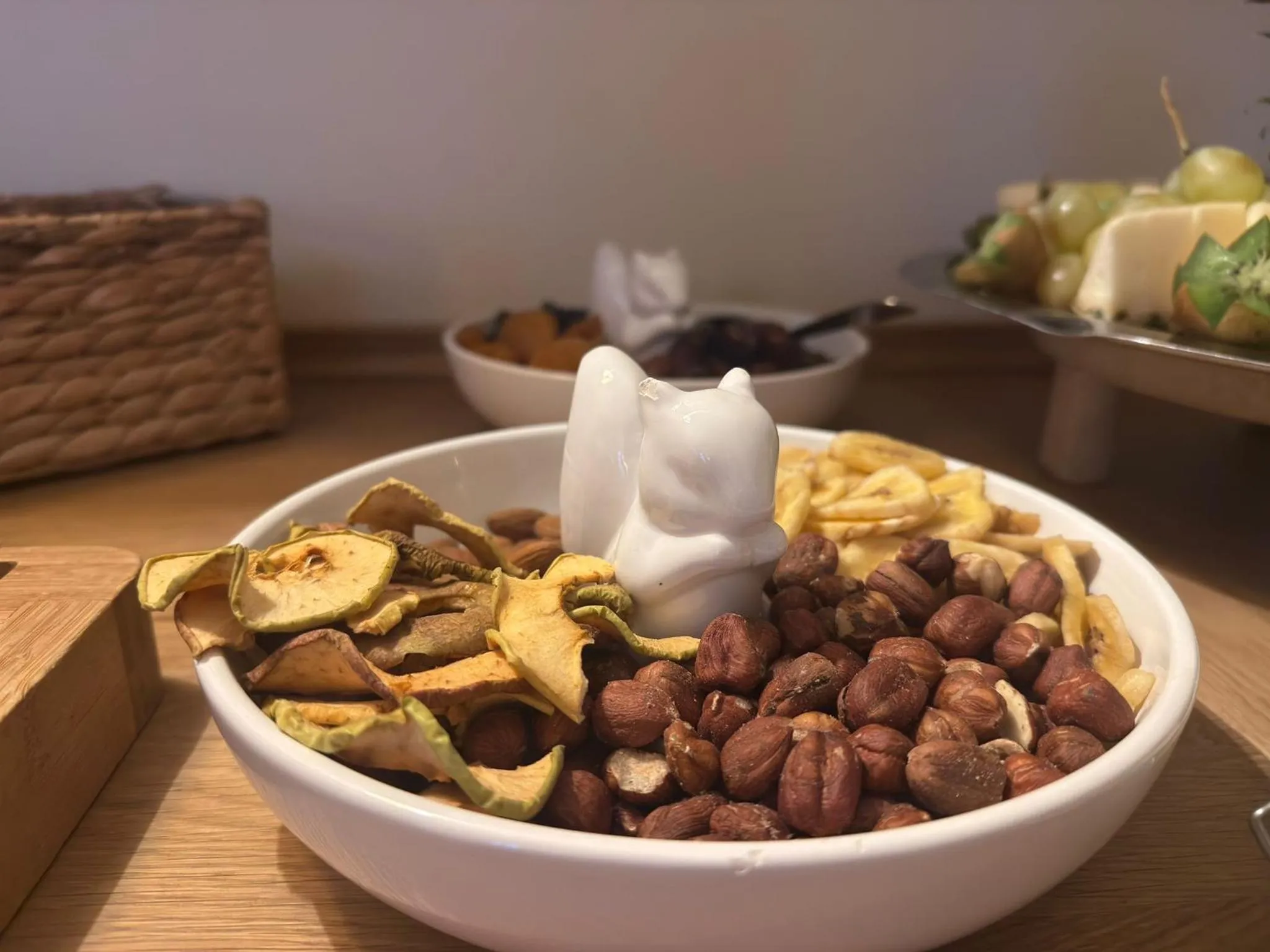 Buffet breakfast in Château de Pourtalès