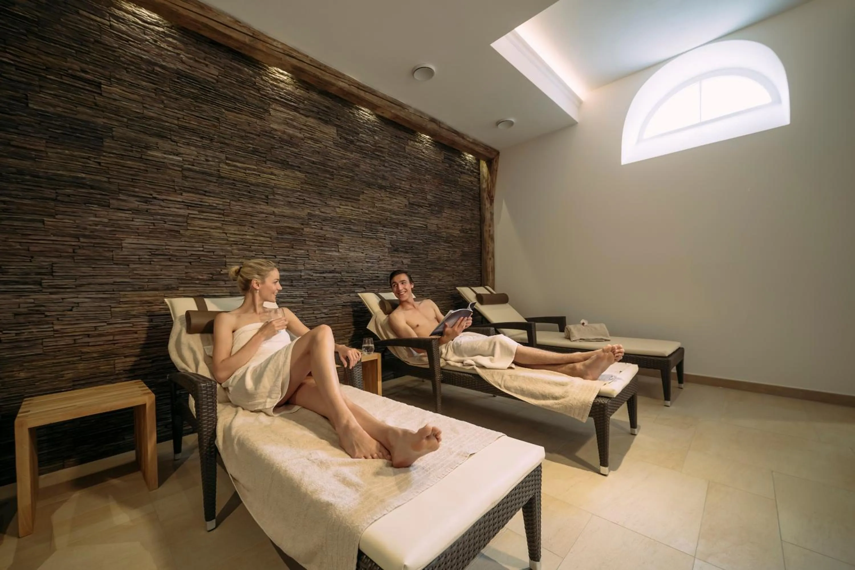 Sauna in Château de Pourtalès