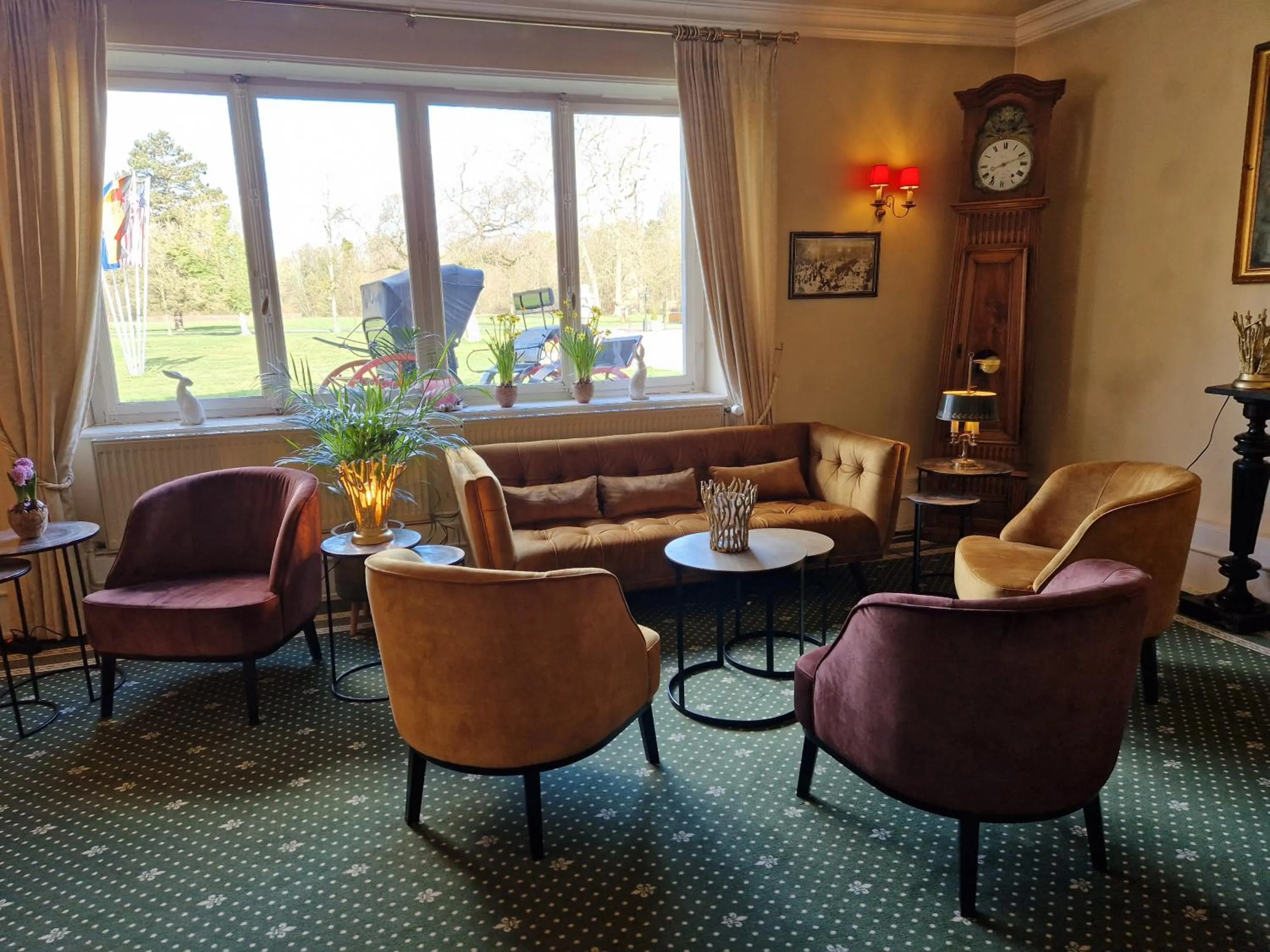 Living room in Château de Pourtalès