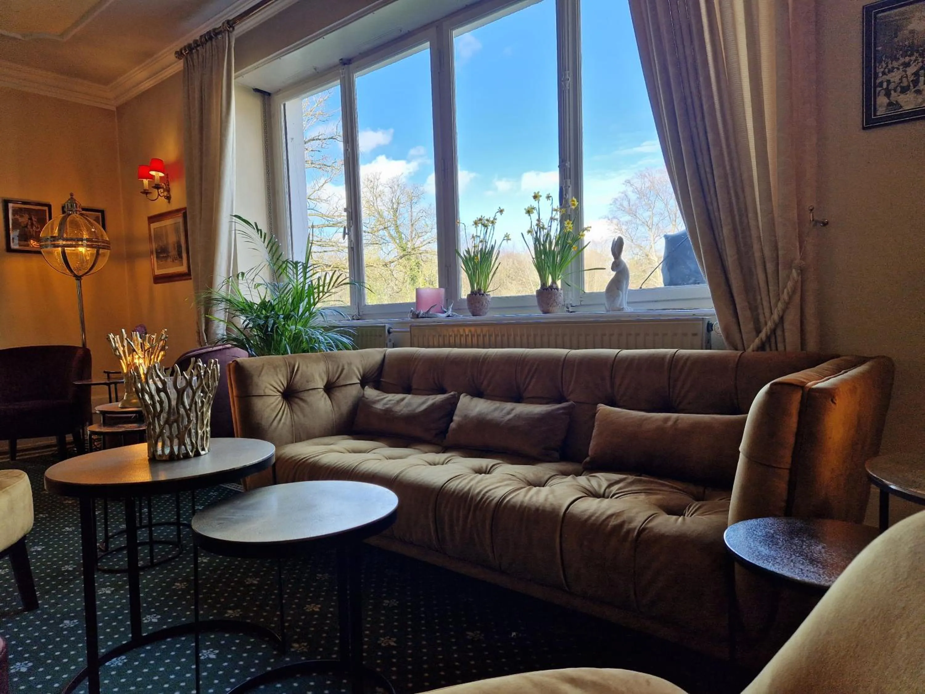 Living room in Château de Pourtalès