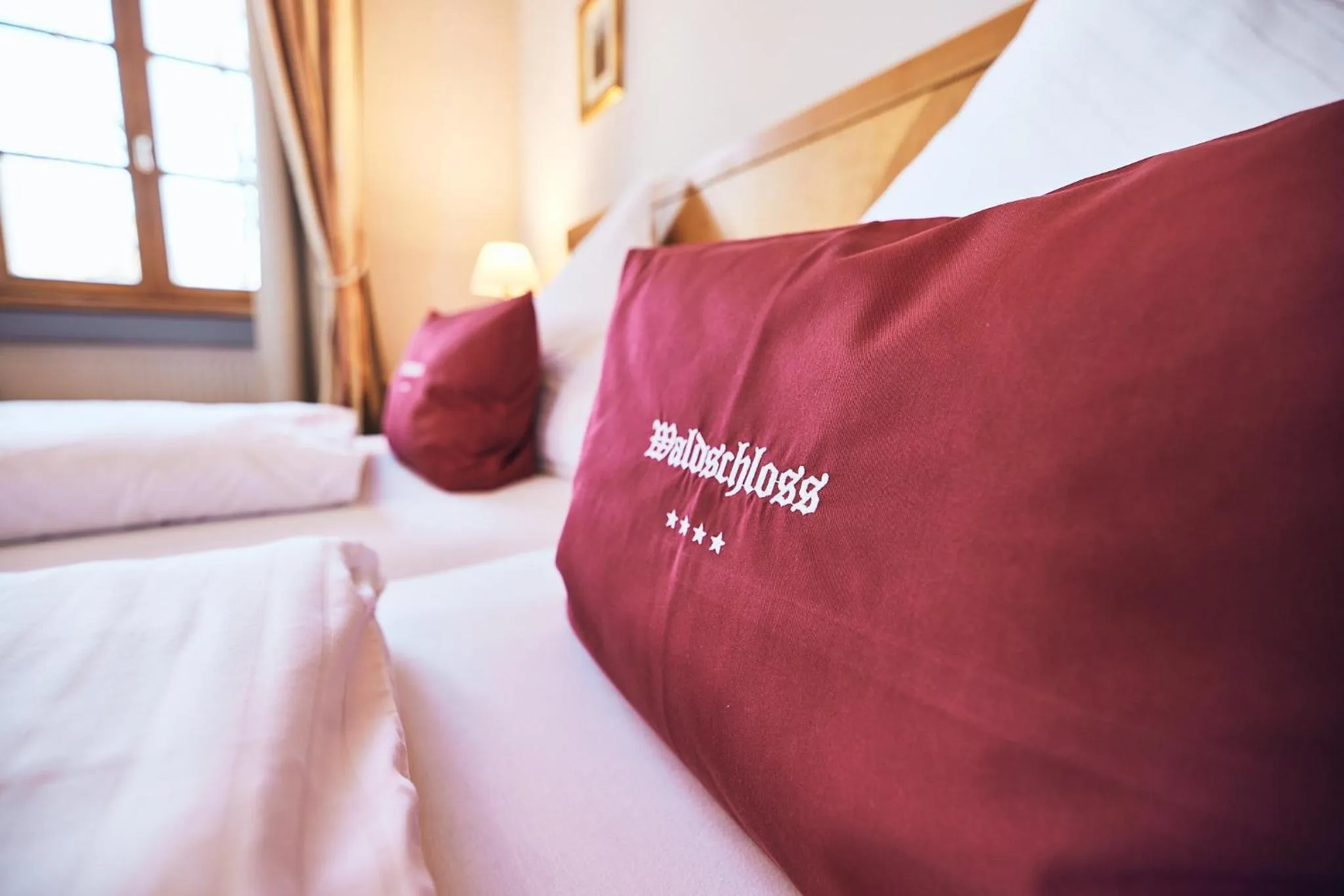 Bed in Hotel & Restaurant Waldschloss