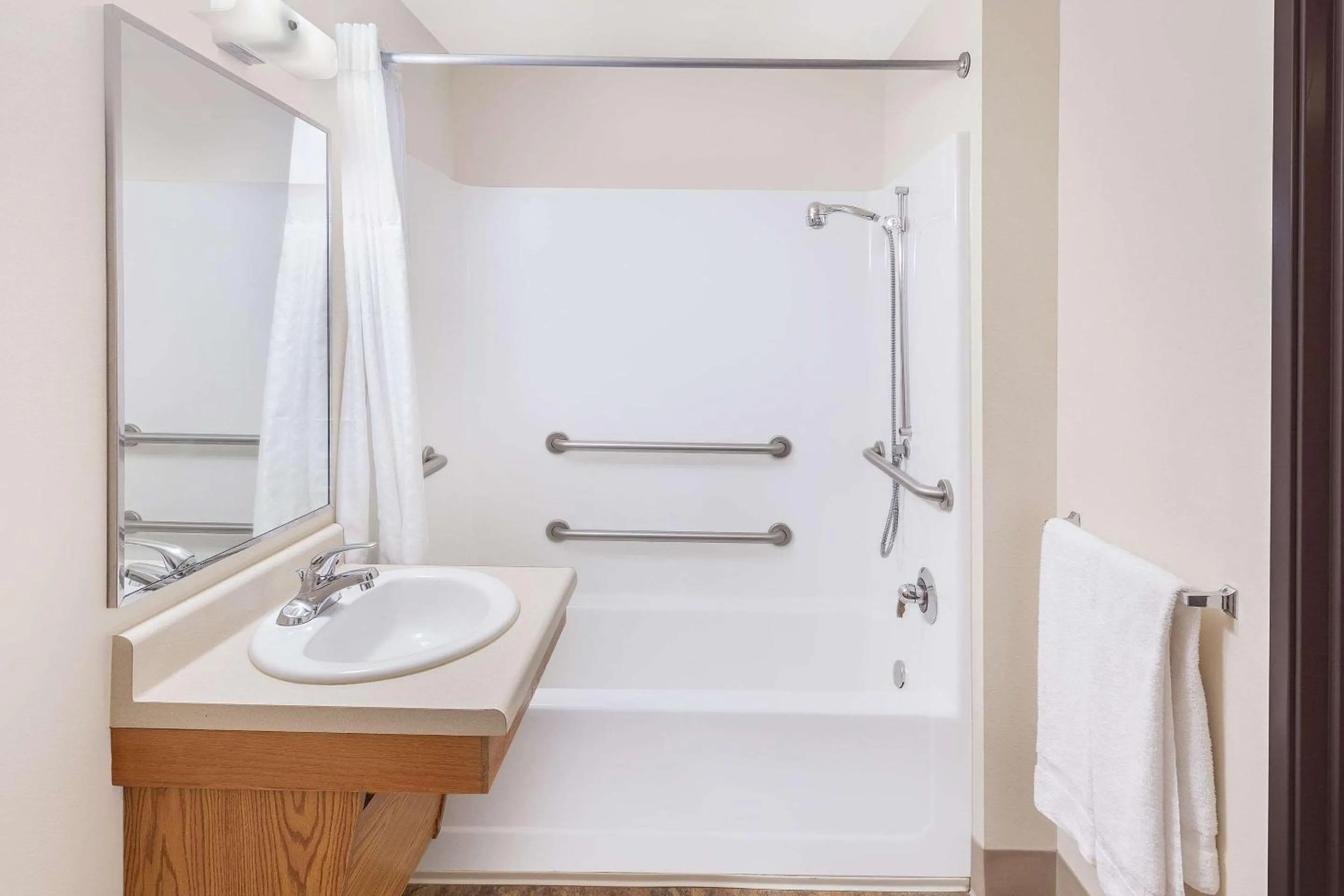 Bathroom in WoodSpring Suites Ankeny Des Moines