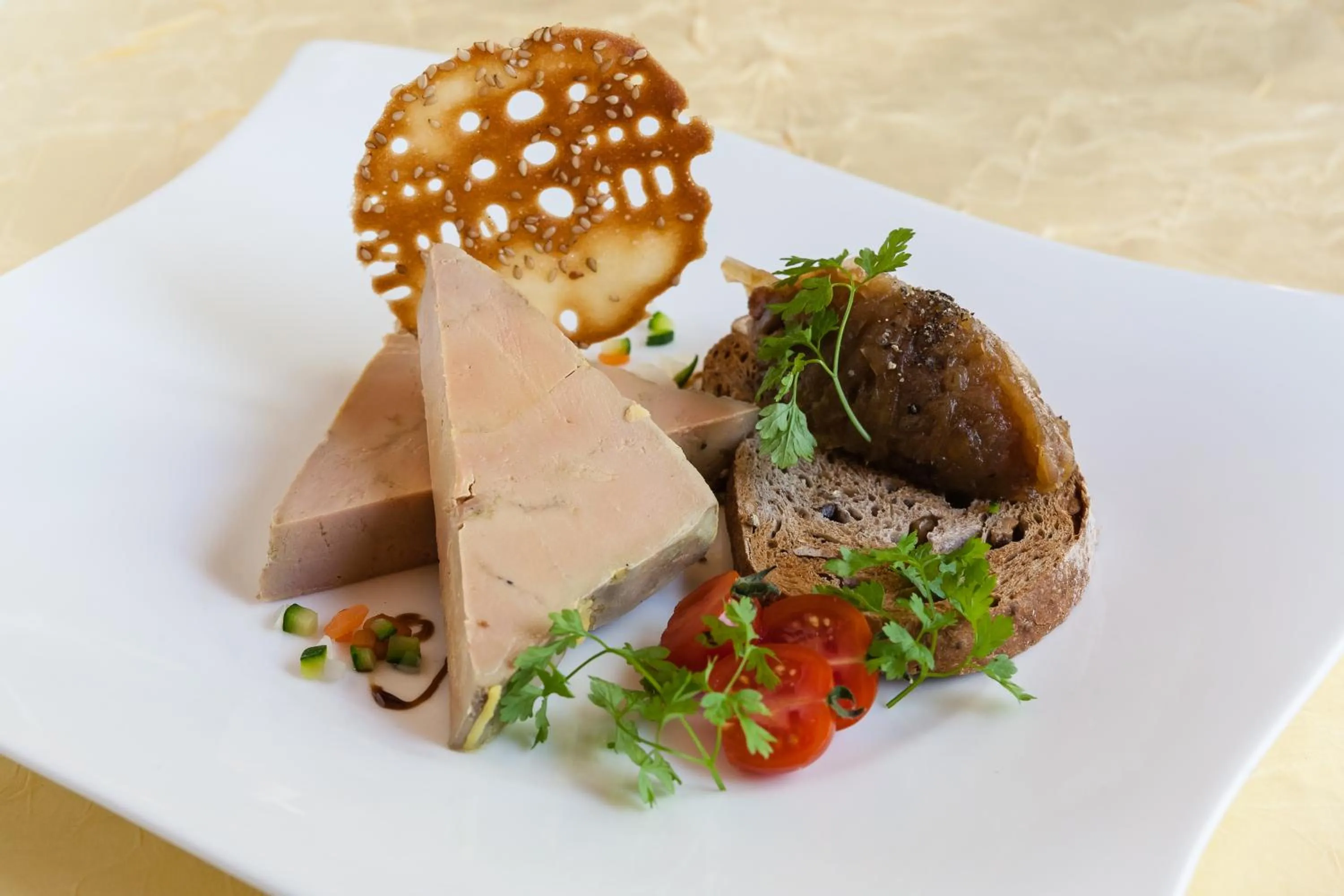 Food close-up in Hôtel Restaurant du Château